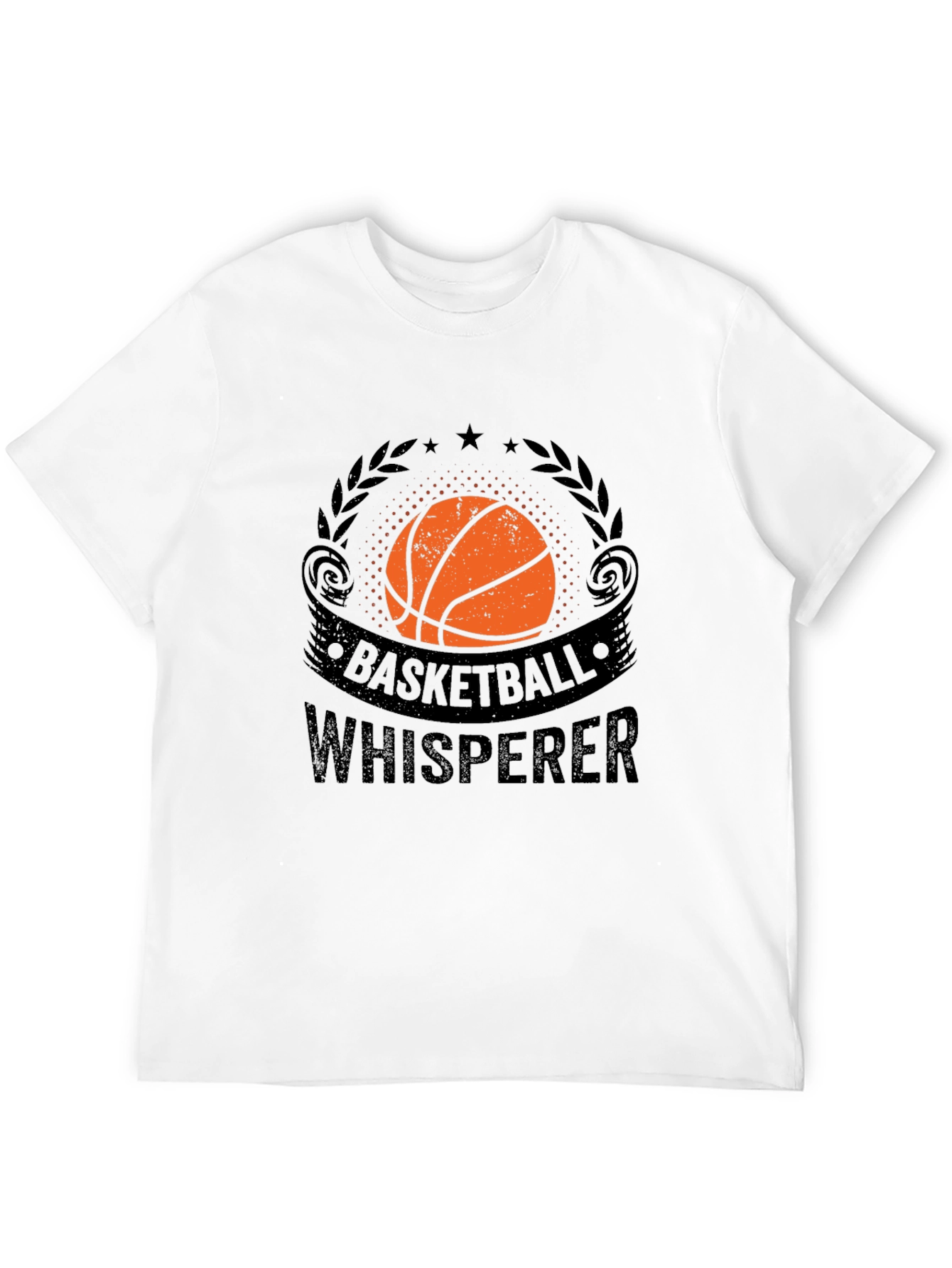 Basketball Whisperer Graphic T-Shirt - Black
