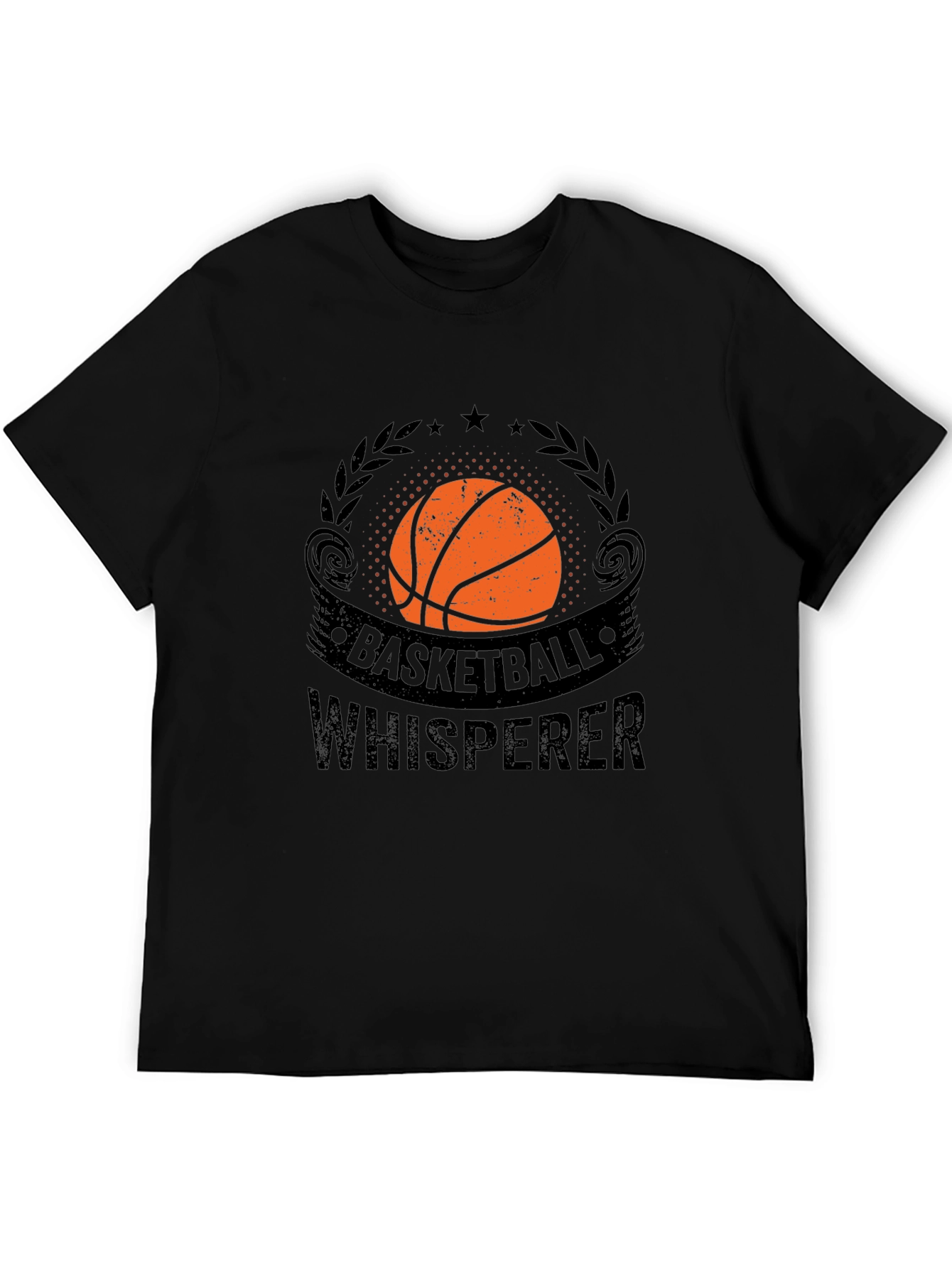 Basketball Whisperer Graphic T-Shirt - Black