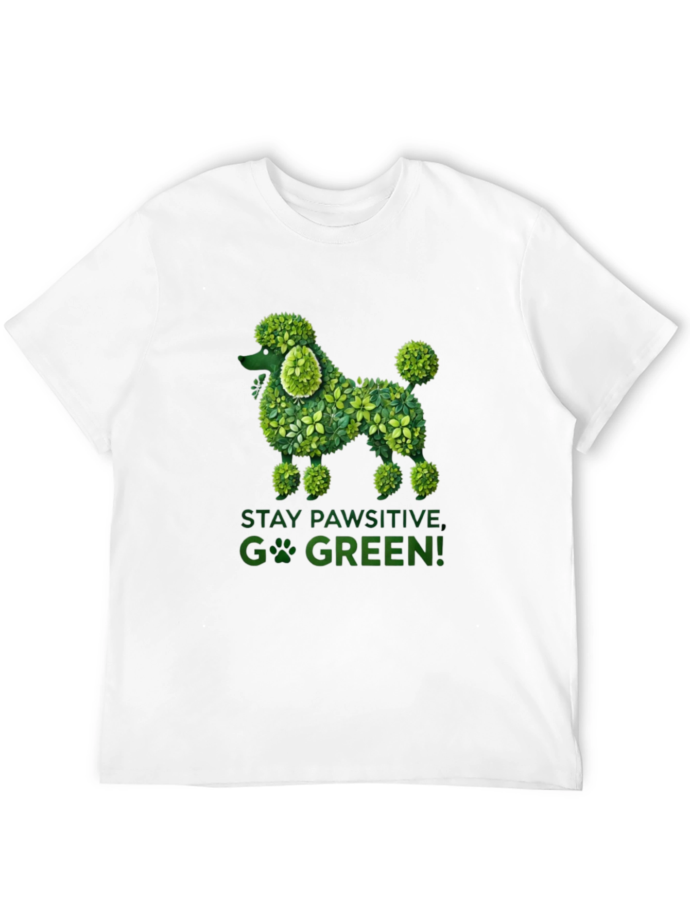 Eco-Friendly Poodle Graphic Tee