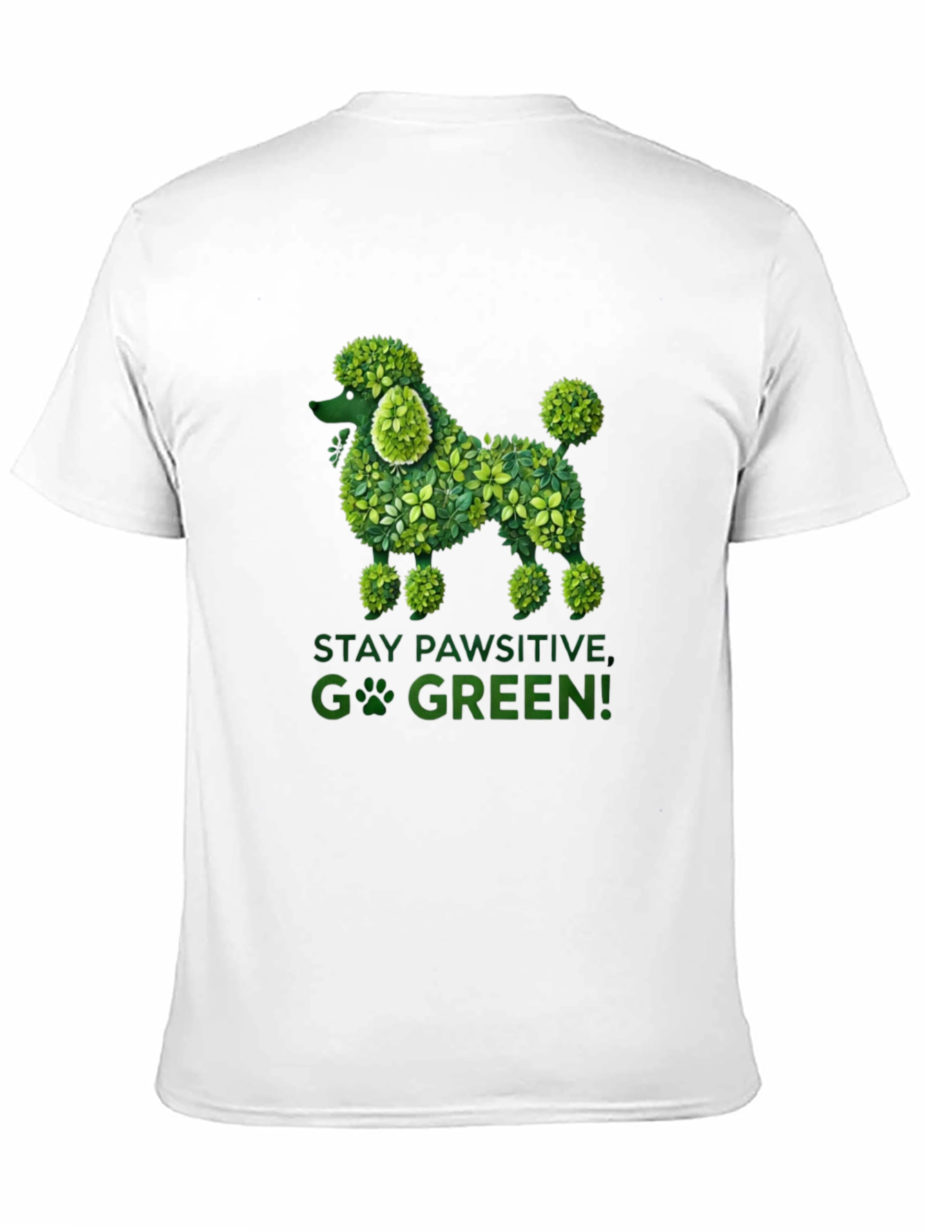 Eco-Friendly Poodle Graphic Tee