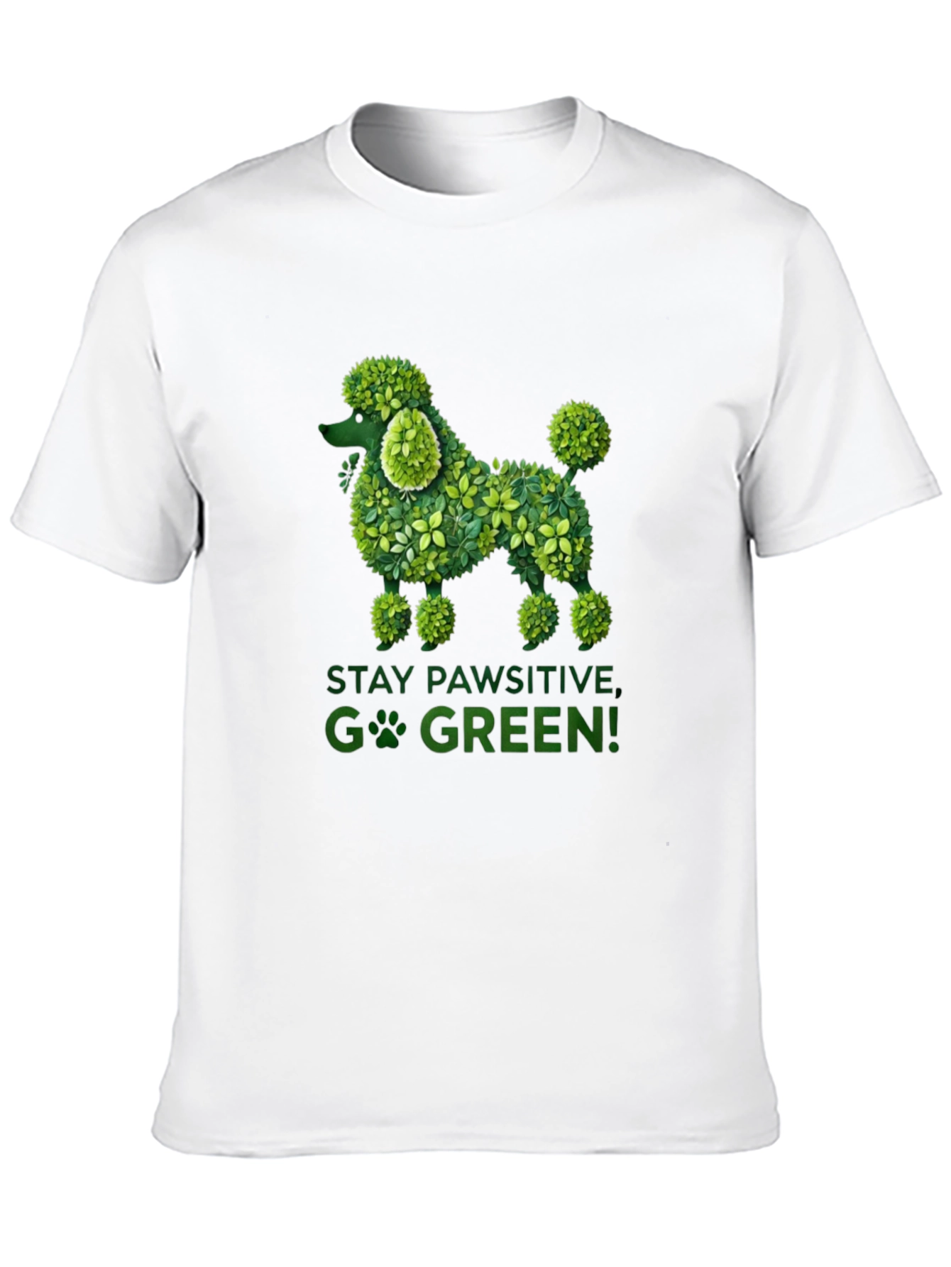 Eco-Friendly Poodle Graphic Tee