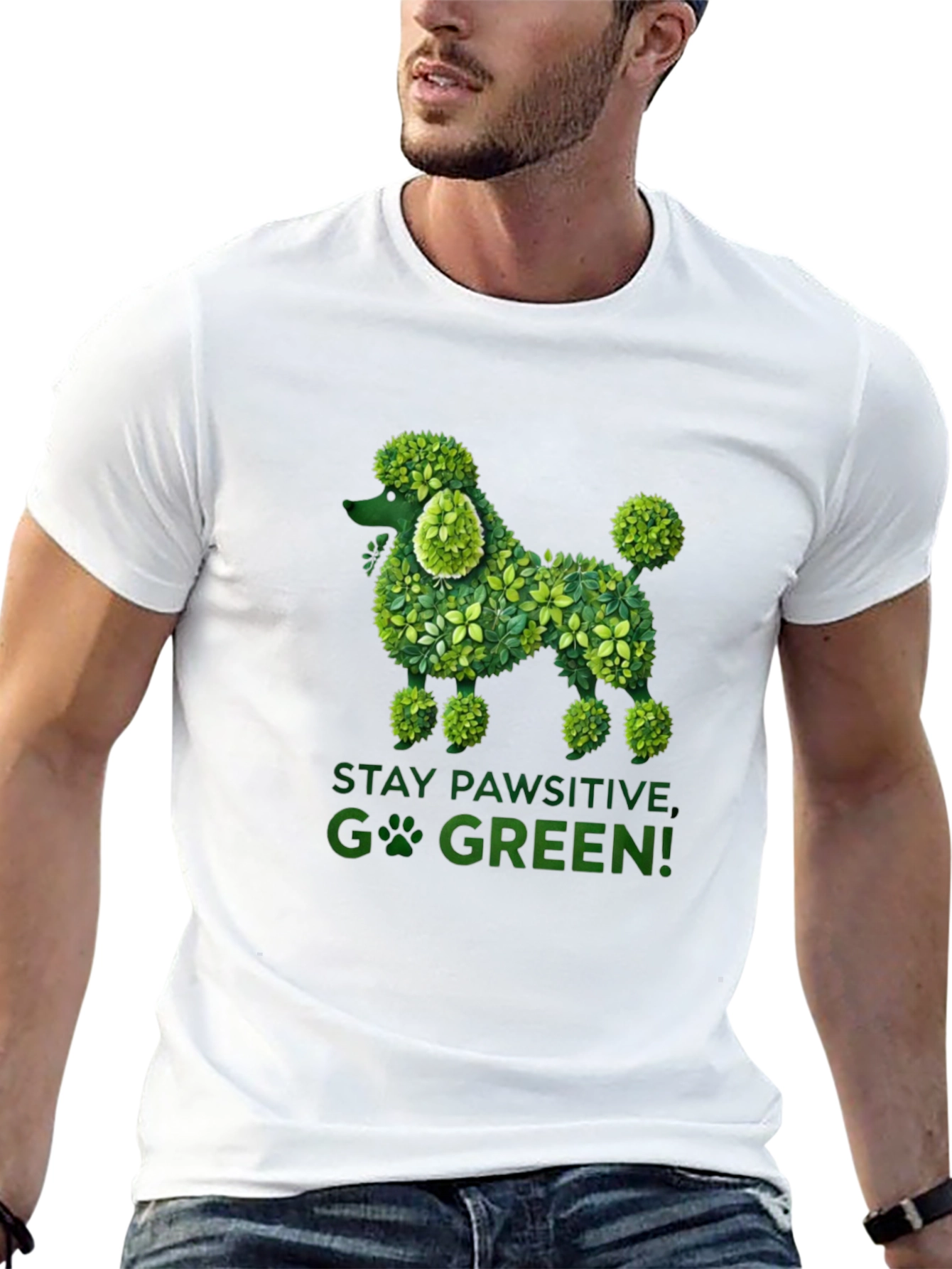 Eco-Friendly Poodle Graphic Tee