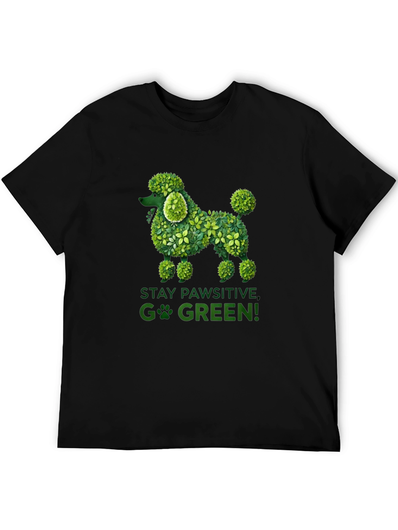 Eco-Friendly Poodle Graphic Tee