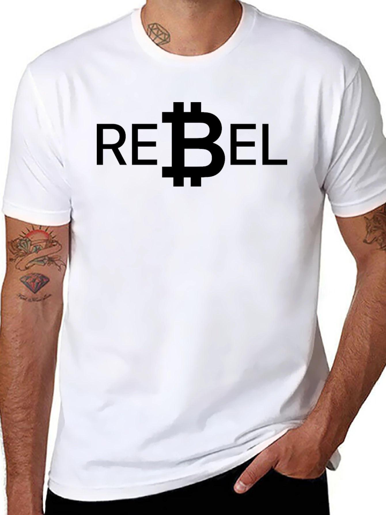 Bitcoin Rebel Black T-Shirt