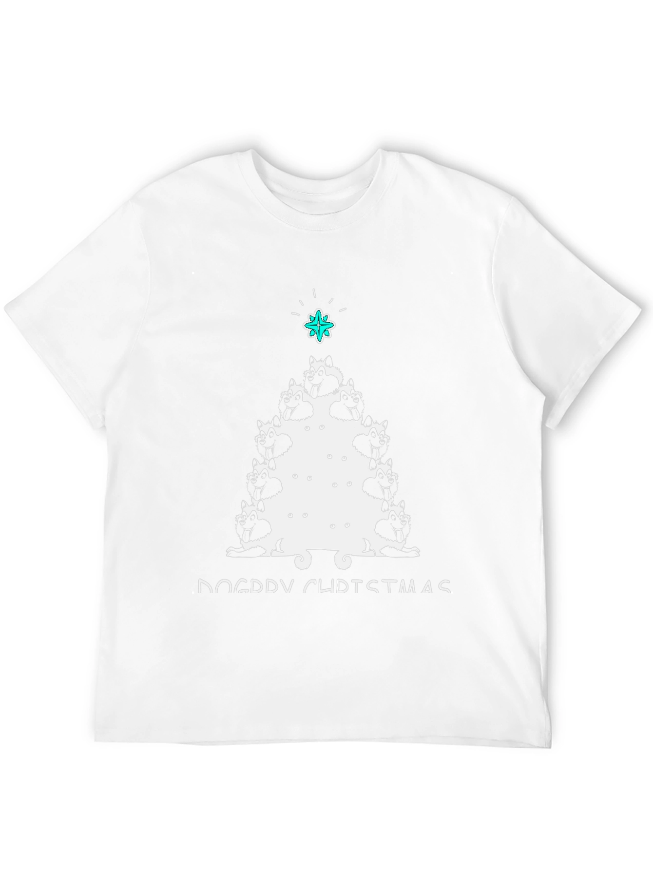 Dog Breed Christmas Tree T-Shirt
