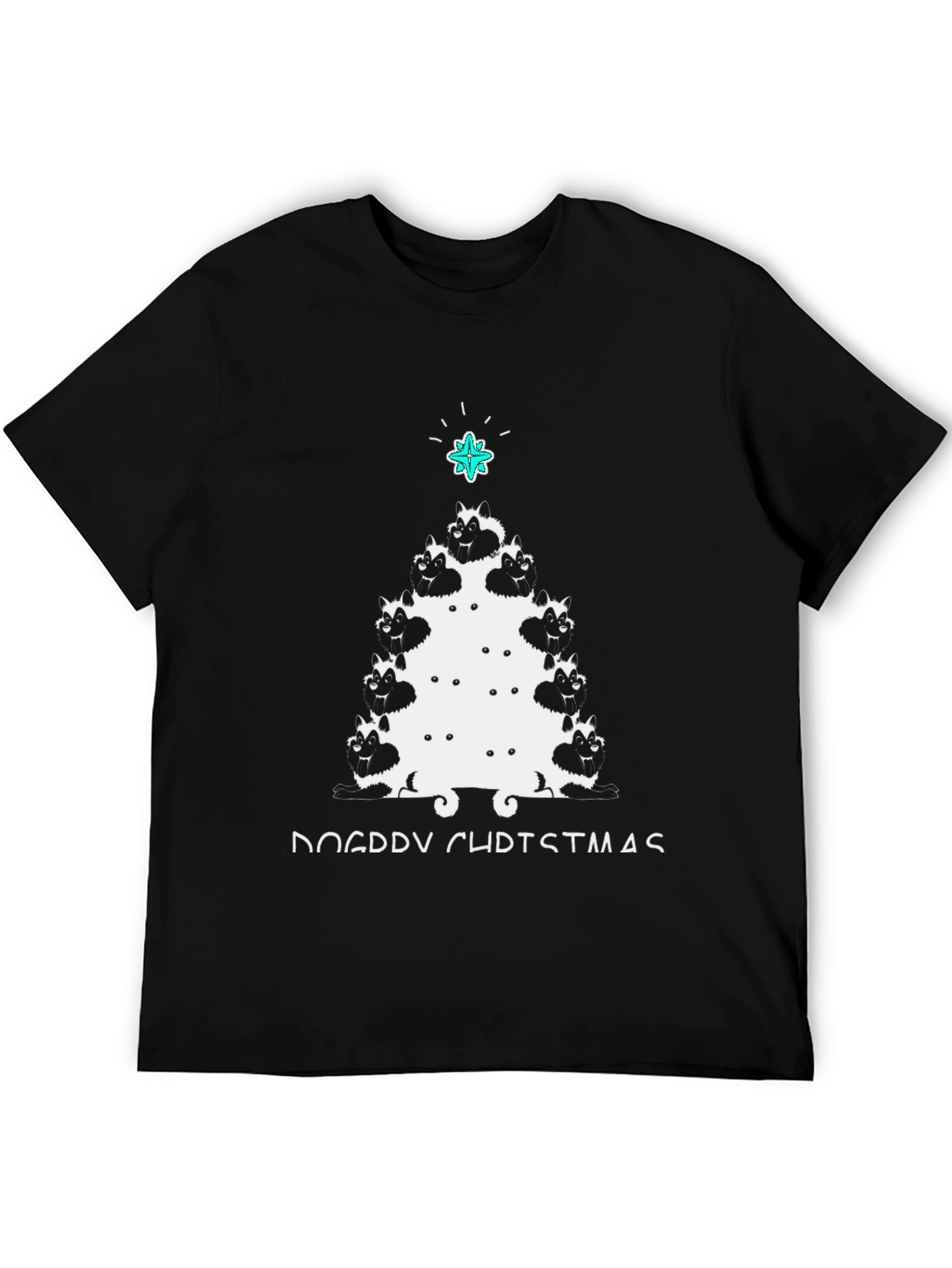 Dog Breed Christmas Tree T-Shirt