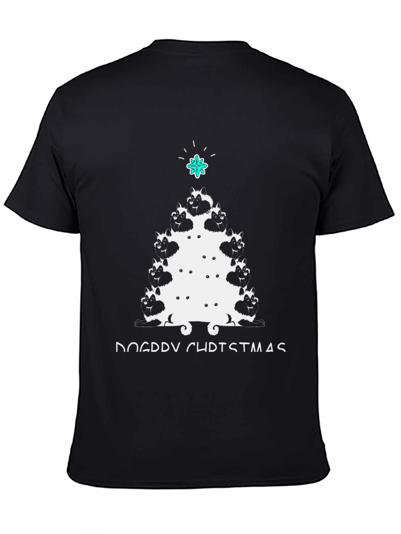 Dog Breed Christmas Tree T-Shirt