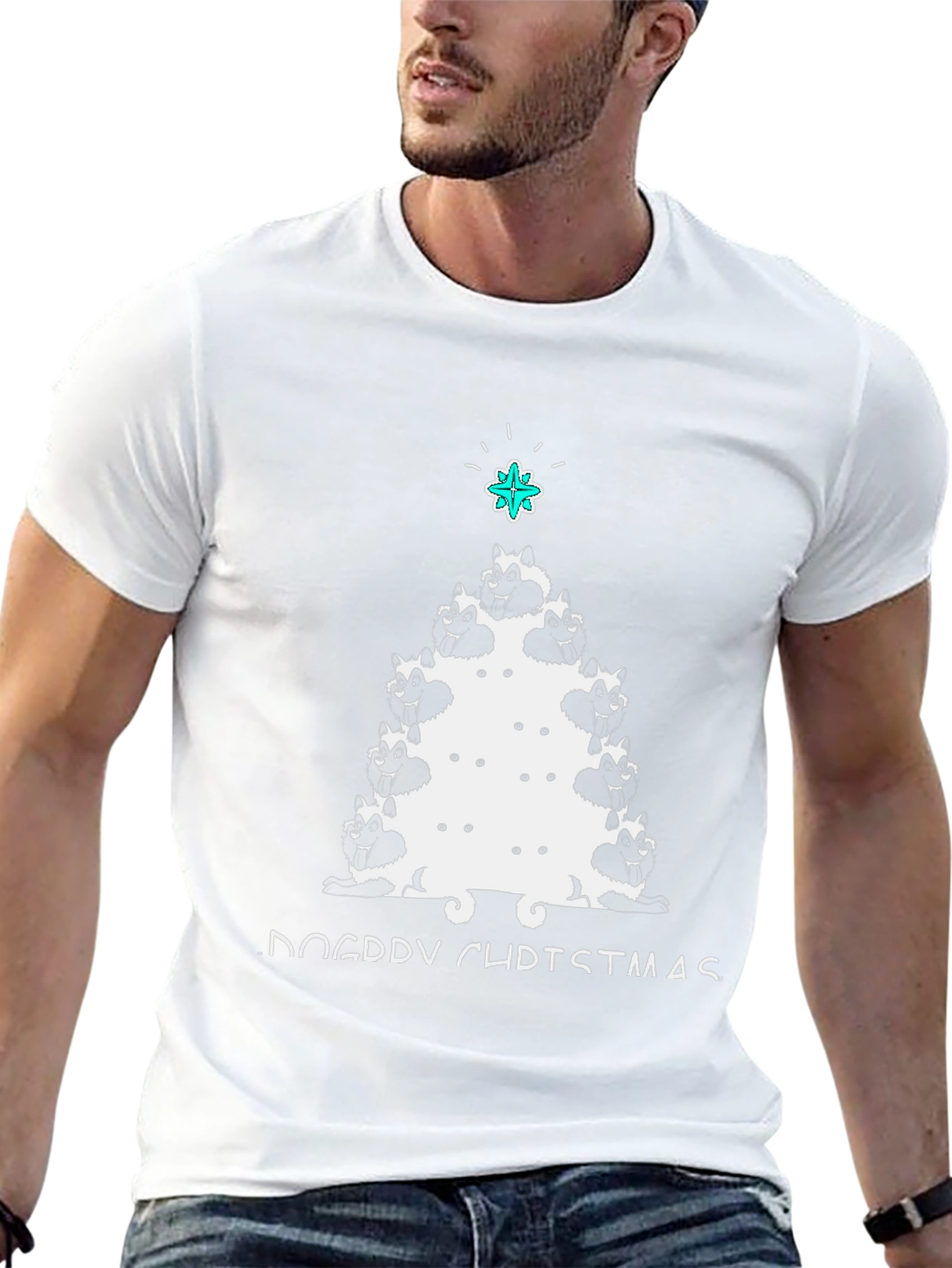 Dog Breed Christmas Tree T-Shirt