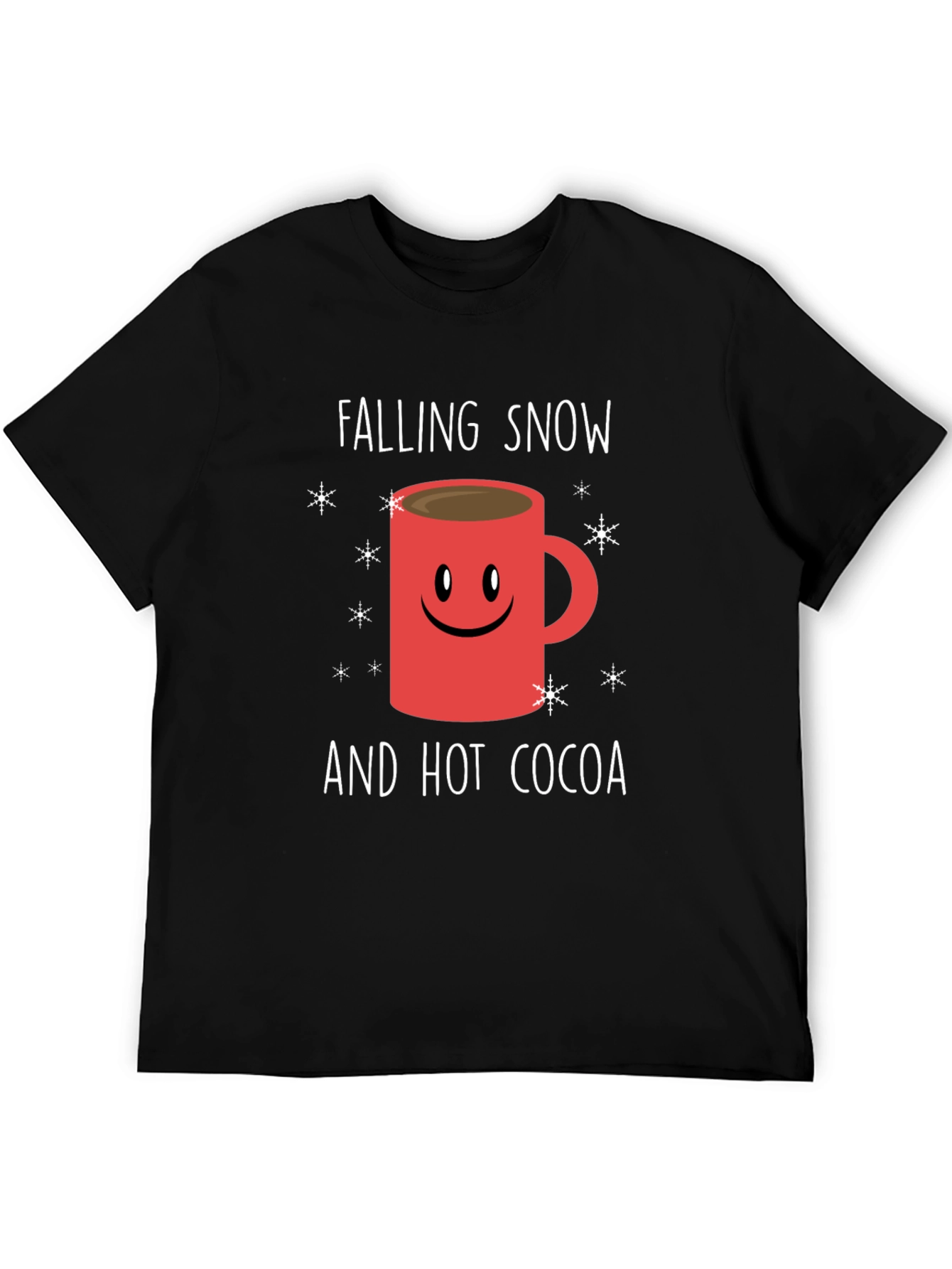 Falling Snow and Hot Cocoa Graphic Tee