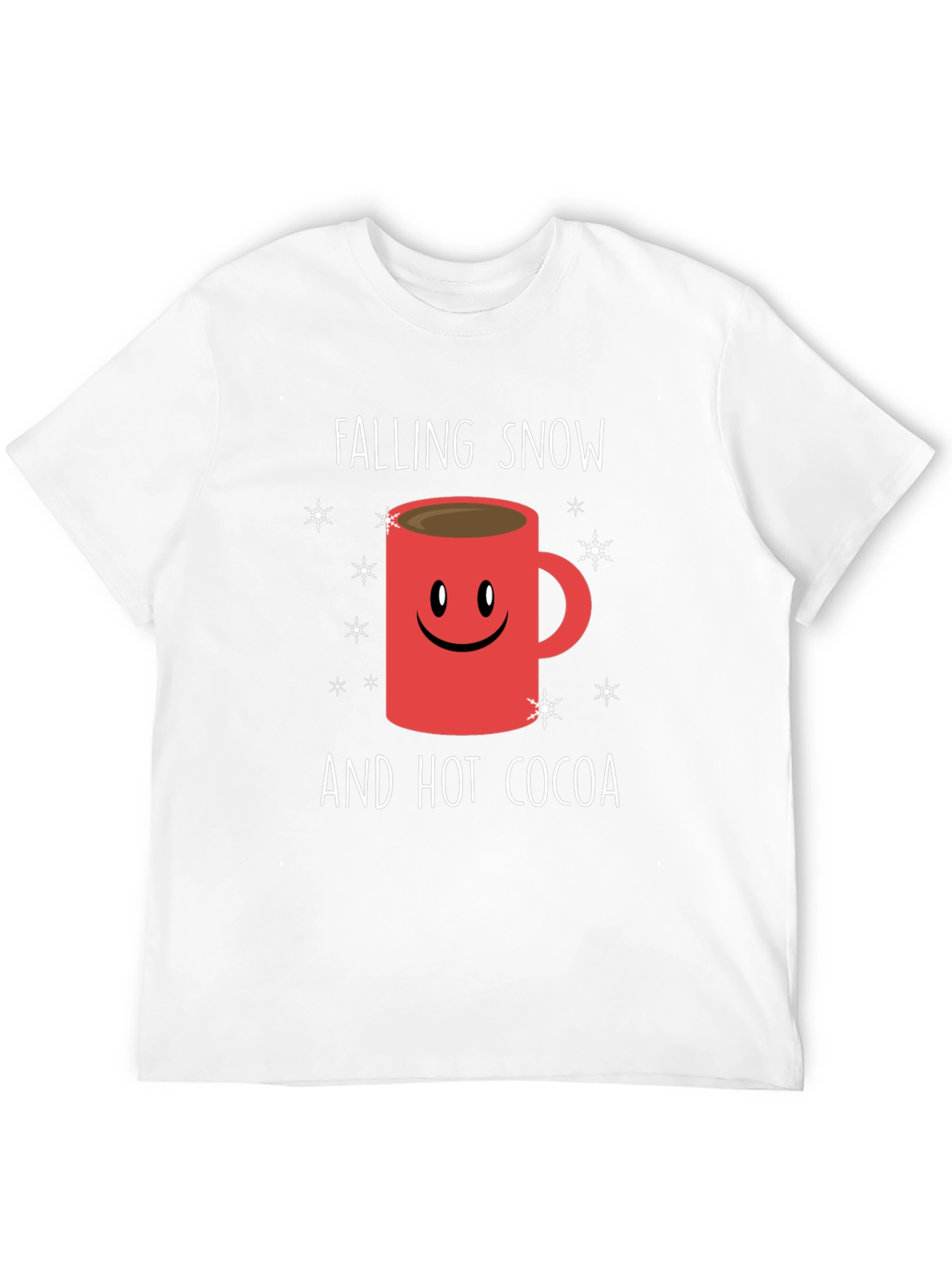 Falling Snow and Hot Cocoa Graphic Tee