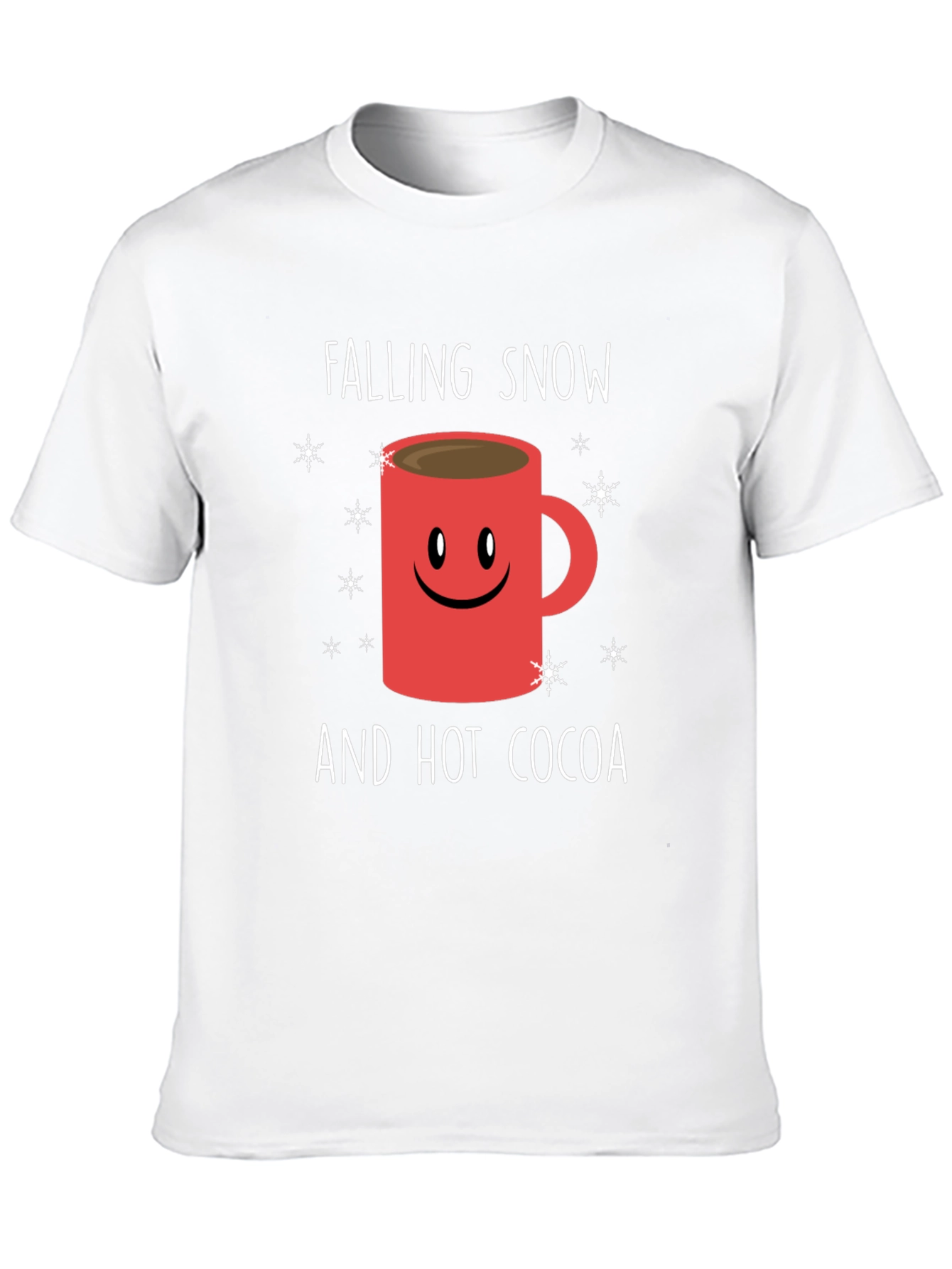 Falling Snow and Hot Cocoa Graphic Tee