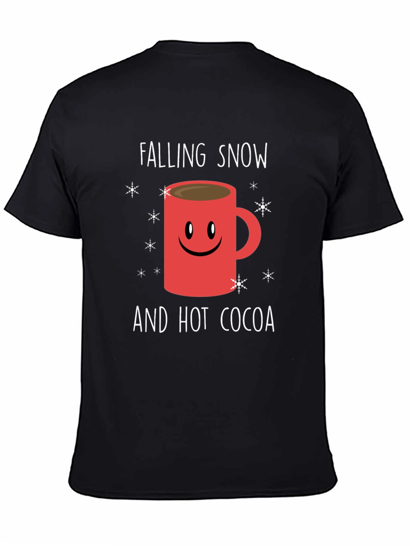 Falling Snow and Hot Cocoa Graphic Tee