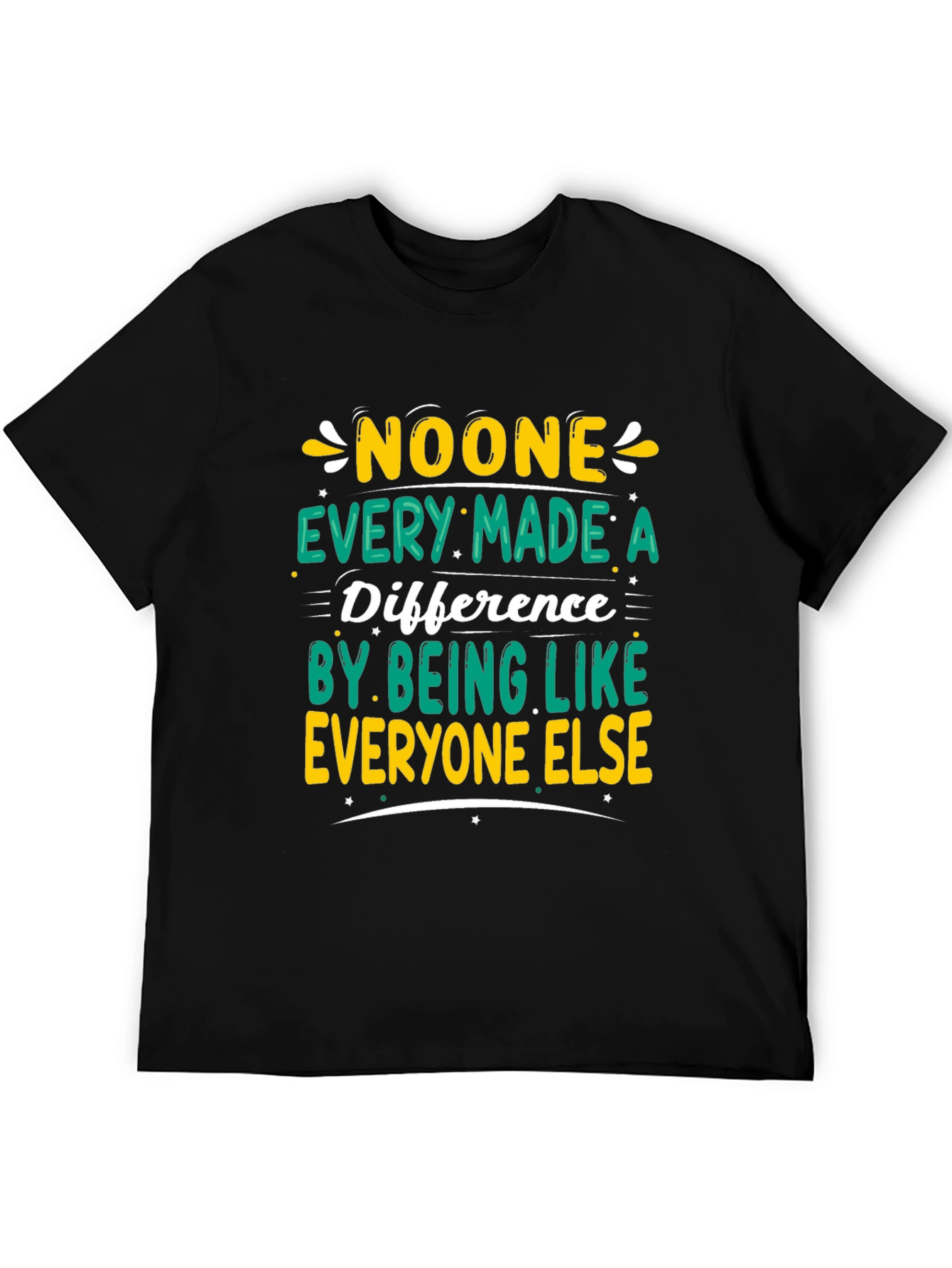 Inspirational Graphic Tee - Be Different!