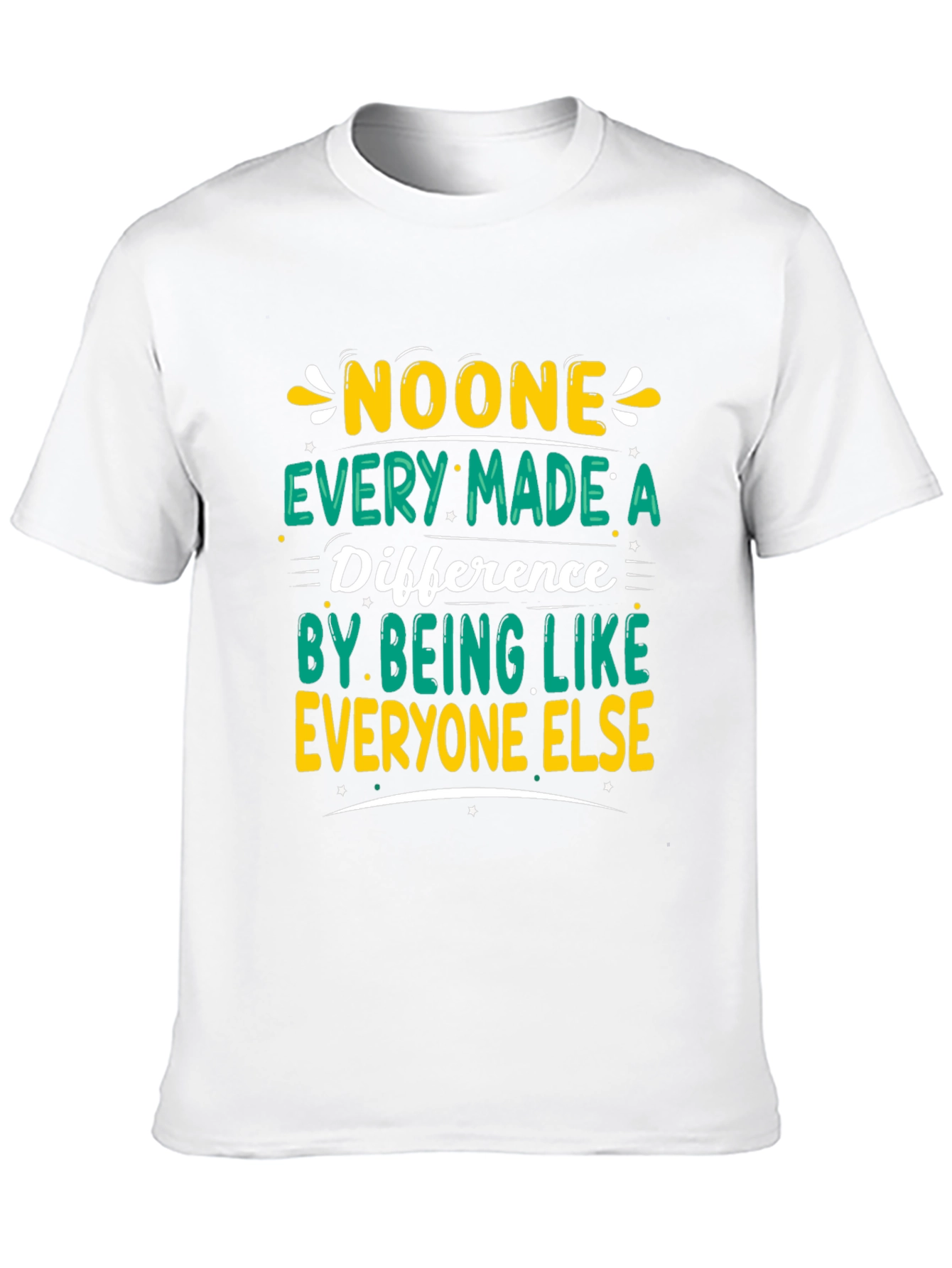 Inspirational Graphic Tee - Be Different!