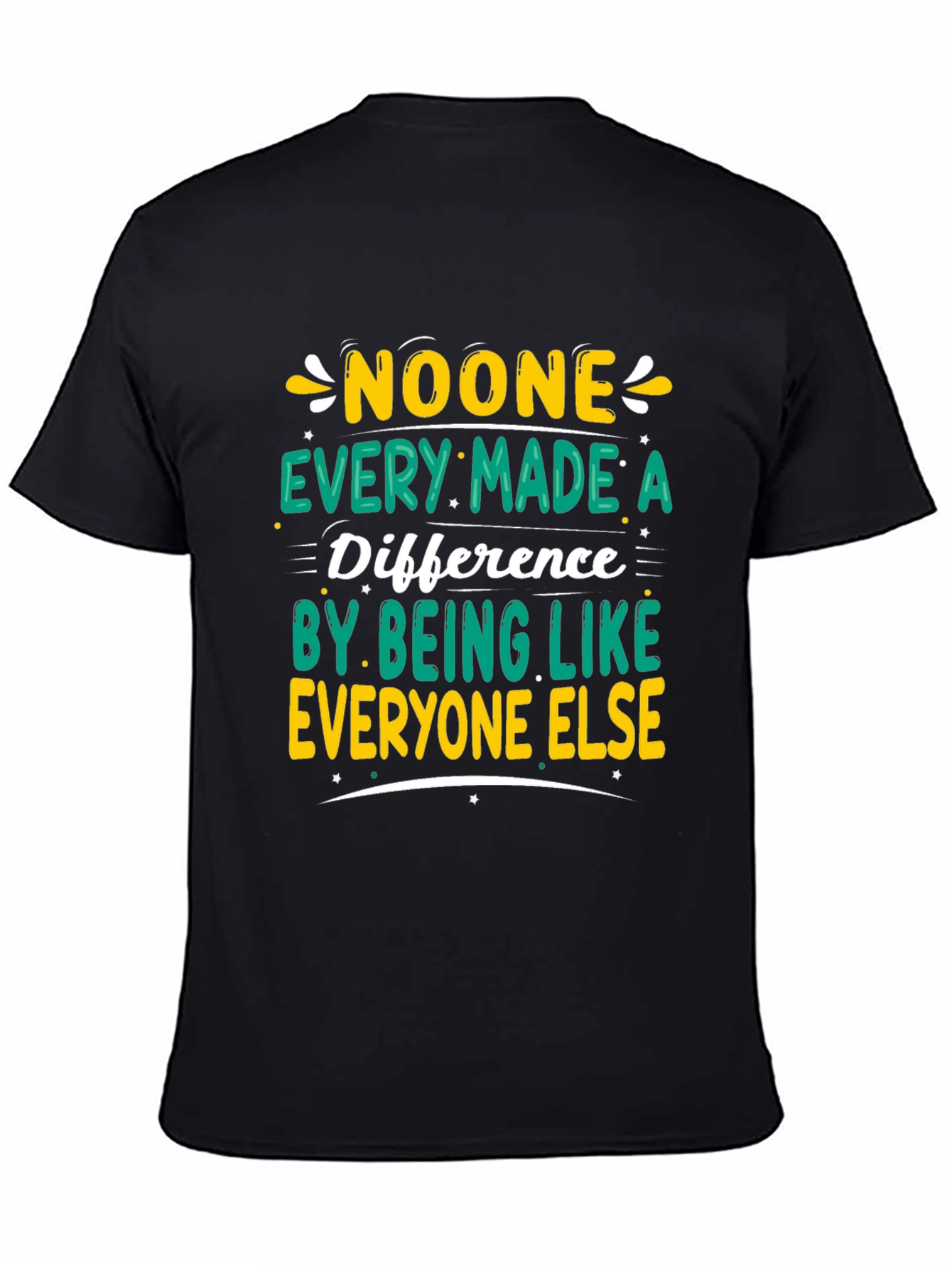 Inspirational Graphic Tee - Be Different!