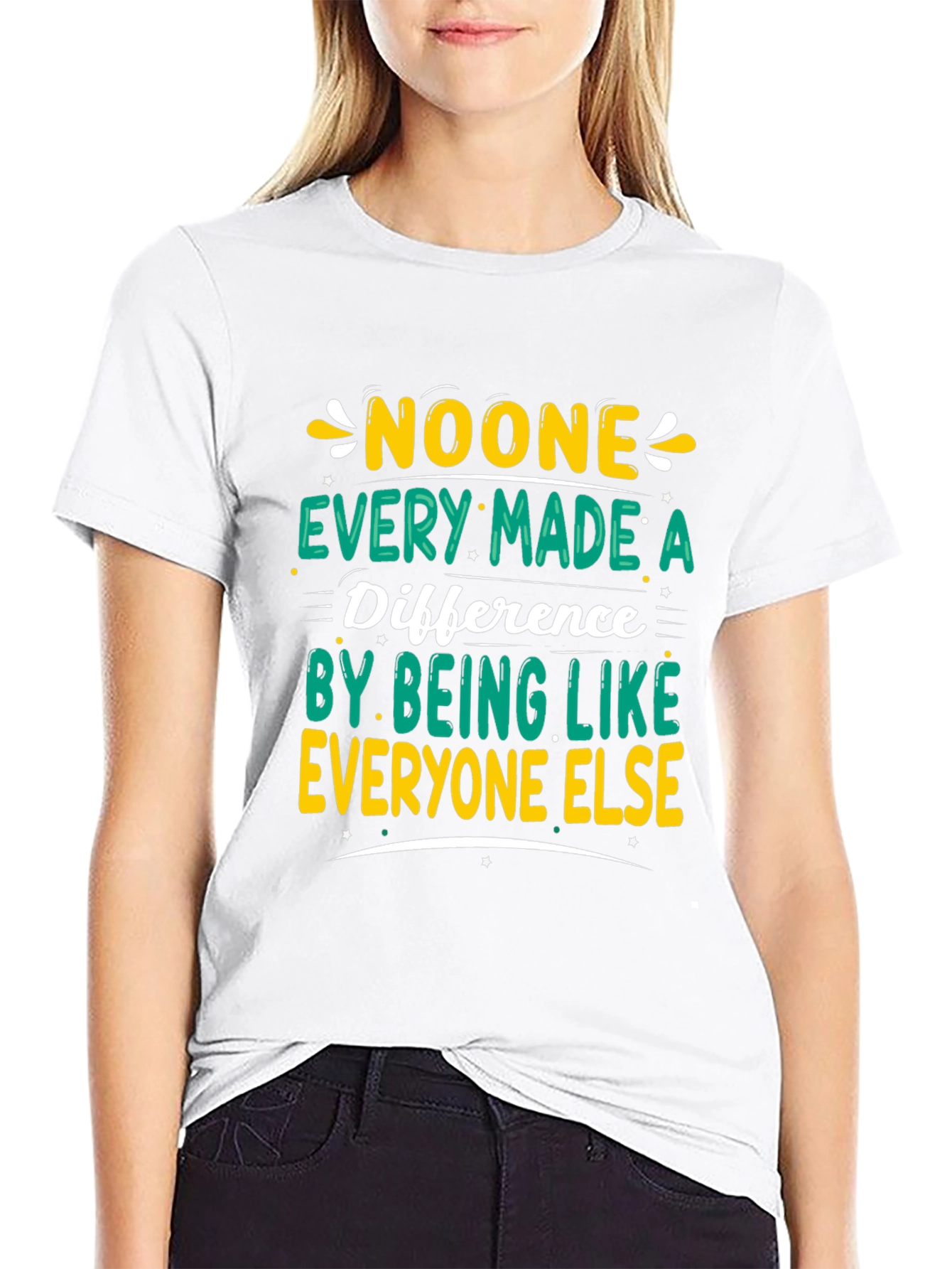 Inspirational Graphic Tee - Be Different!