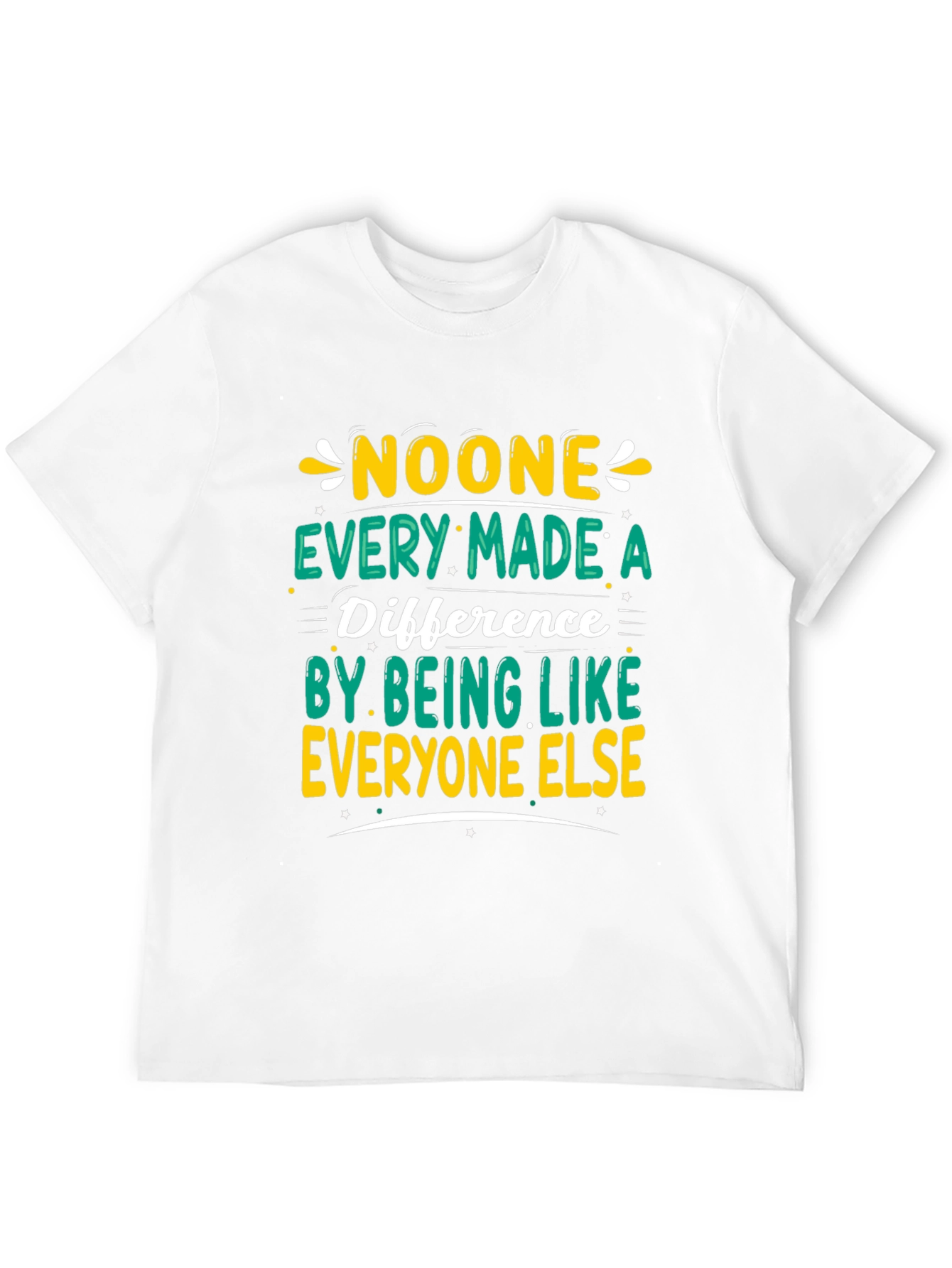 Inspirational Graphic Tee - Be Different!