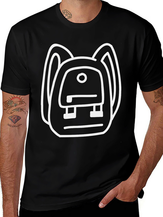 Backpack Graphic Black T-Shirt