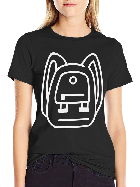 Backpack Graphic Black T-Shirt
