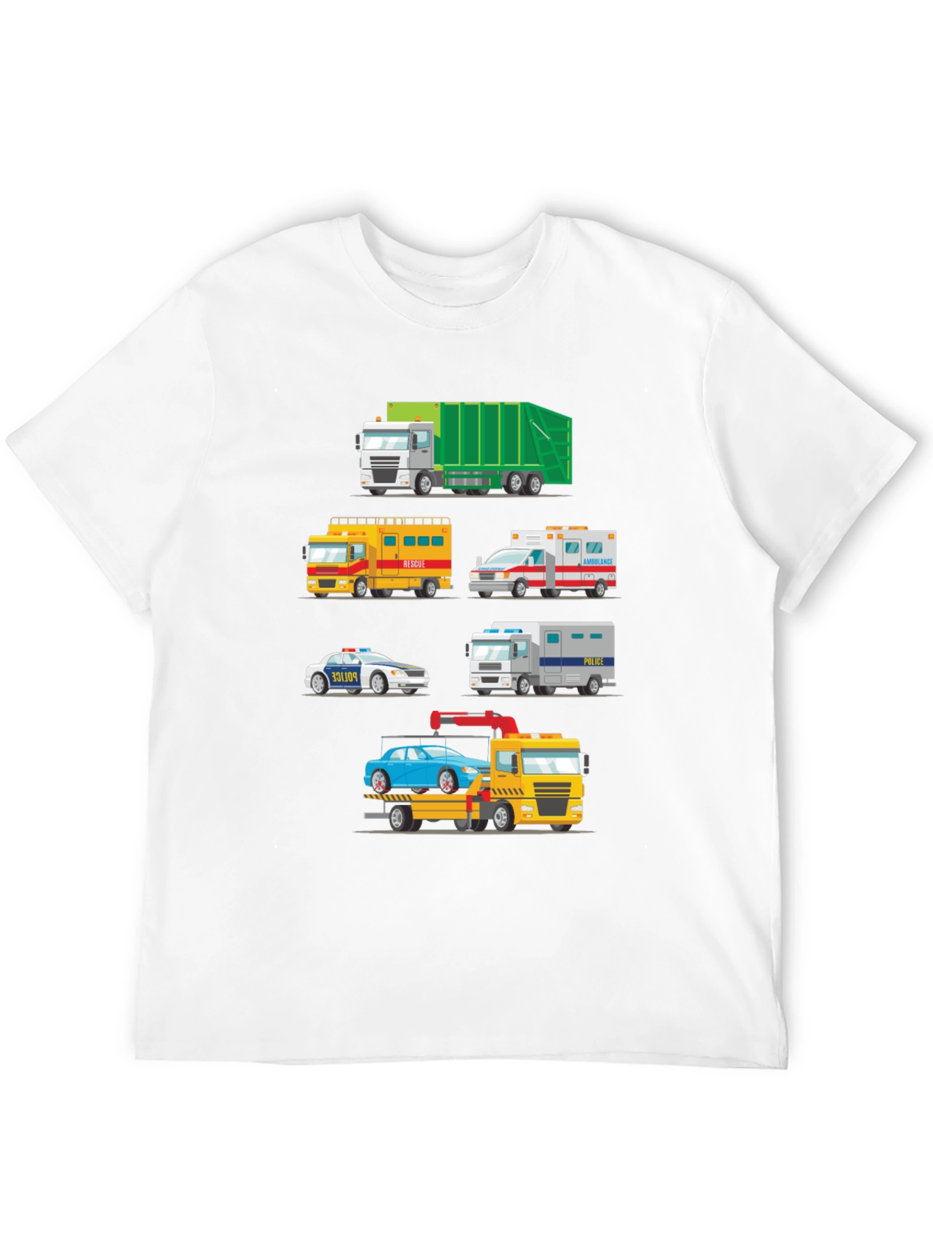 Emergency Vehicle Graphic T-Shirt