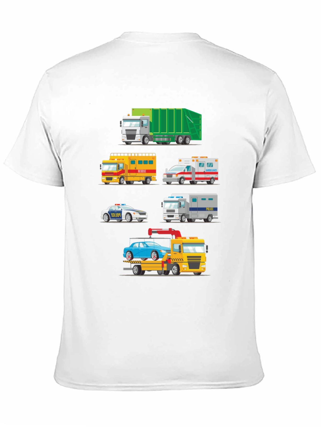 Emergency Vehicle Graphic T-Shirt