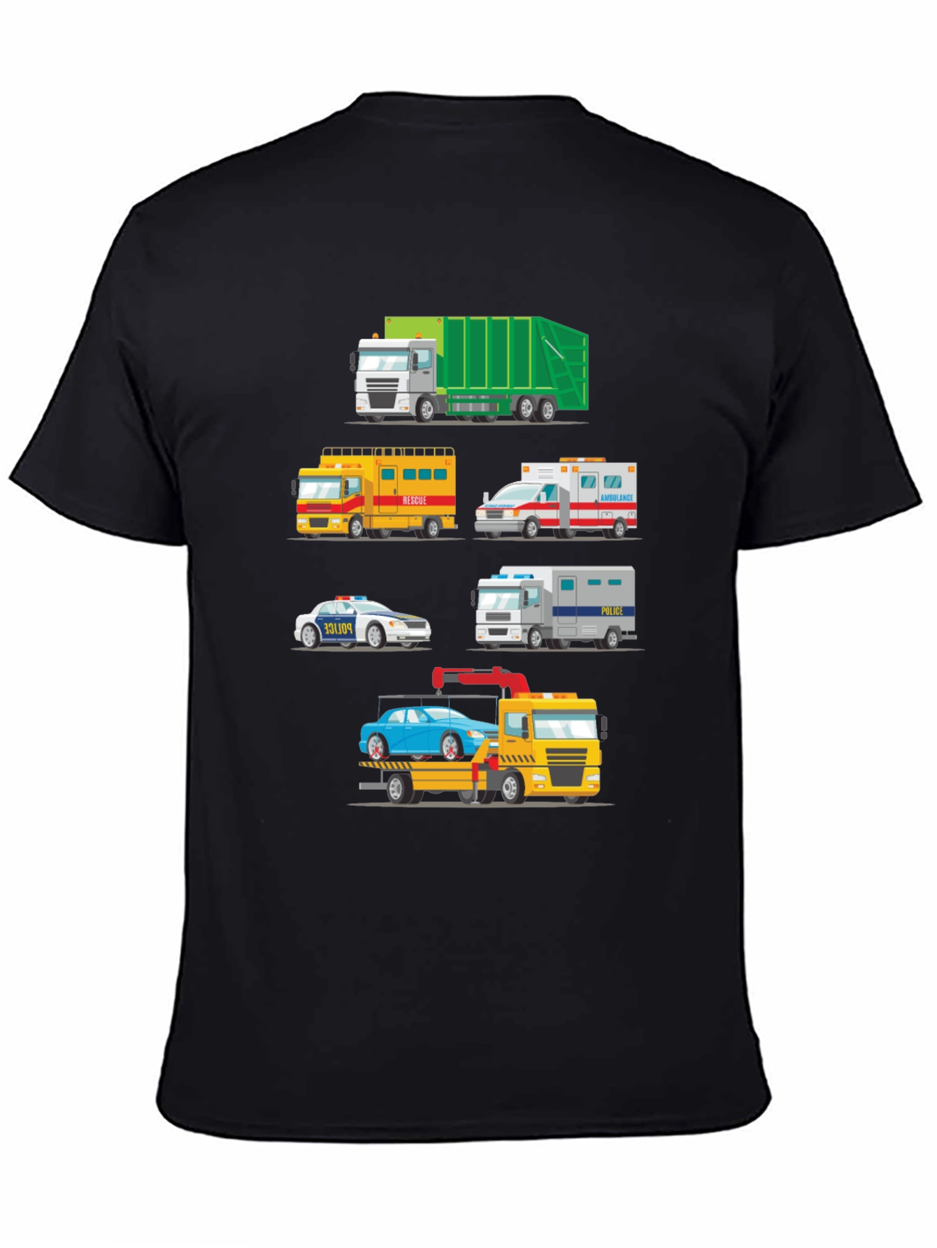 Emergency Vehicle Graphic T-Shirt