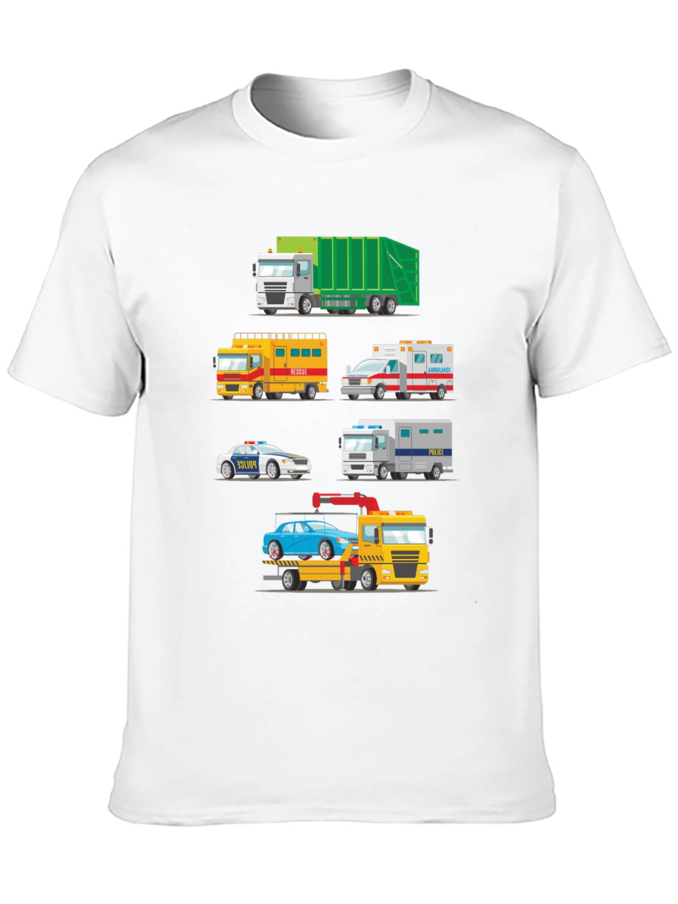 Emergency Vehicle Graphic T-Shirt