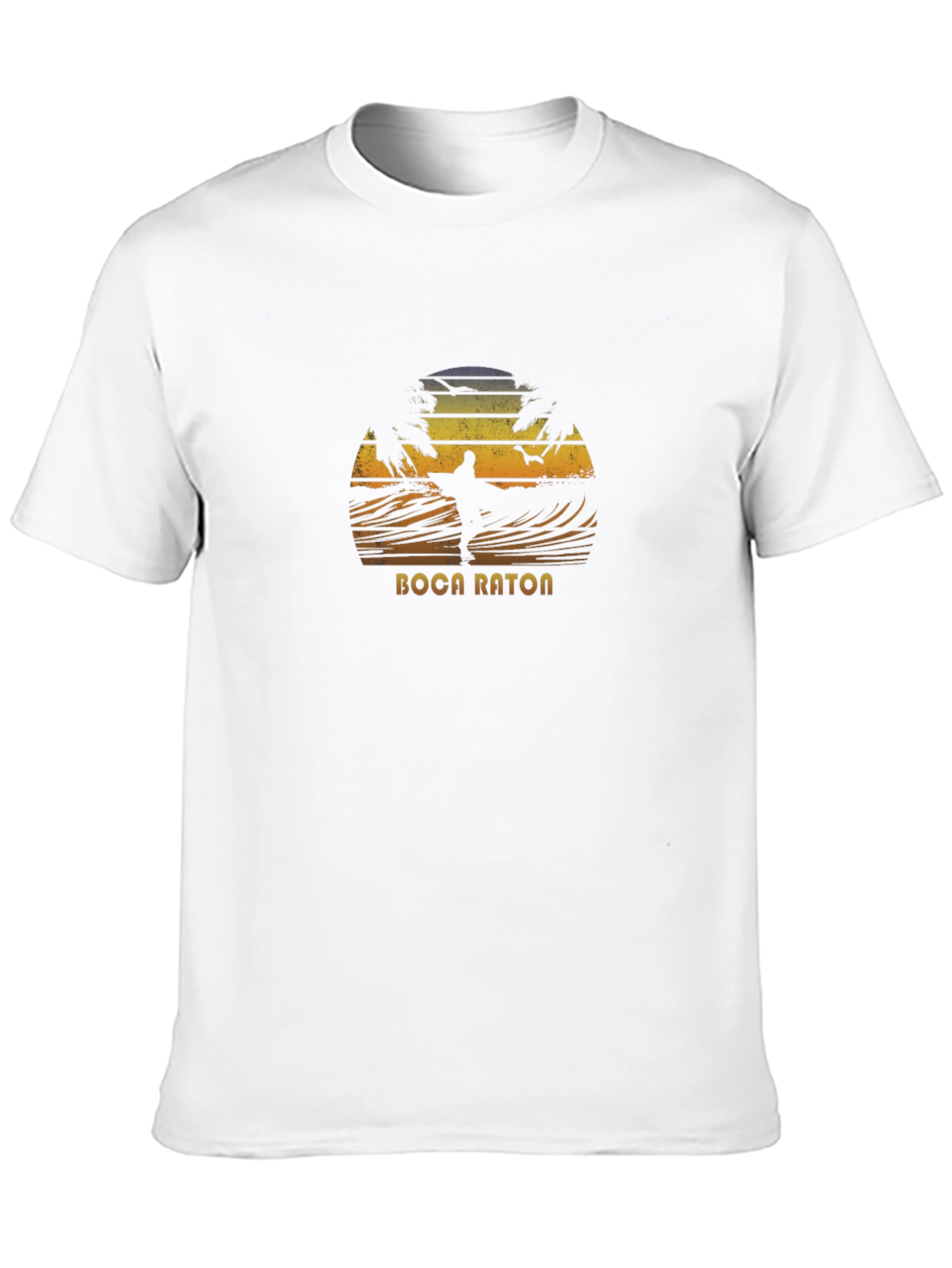 Boca Raton Surfing Graphic T-Shirt