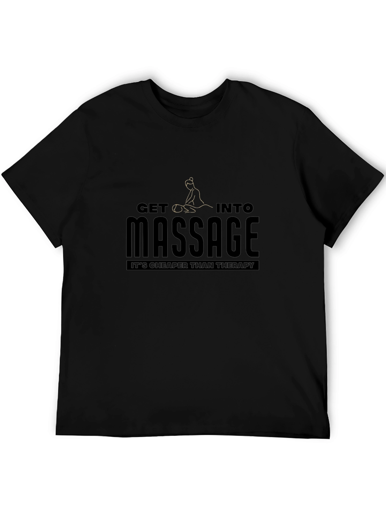 Massage Therapy Graphic T-Shirt - Relaxing Style