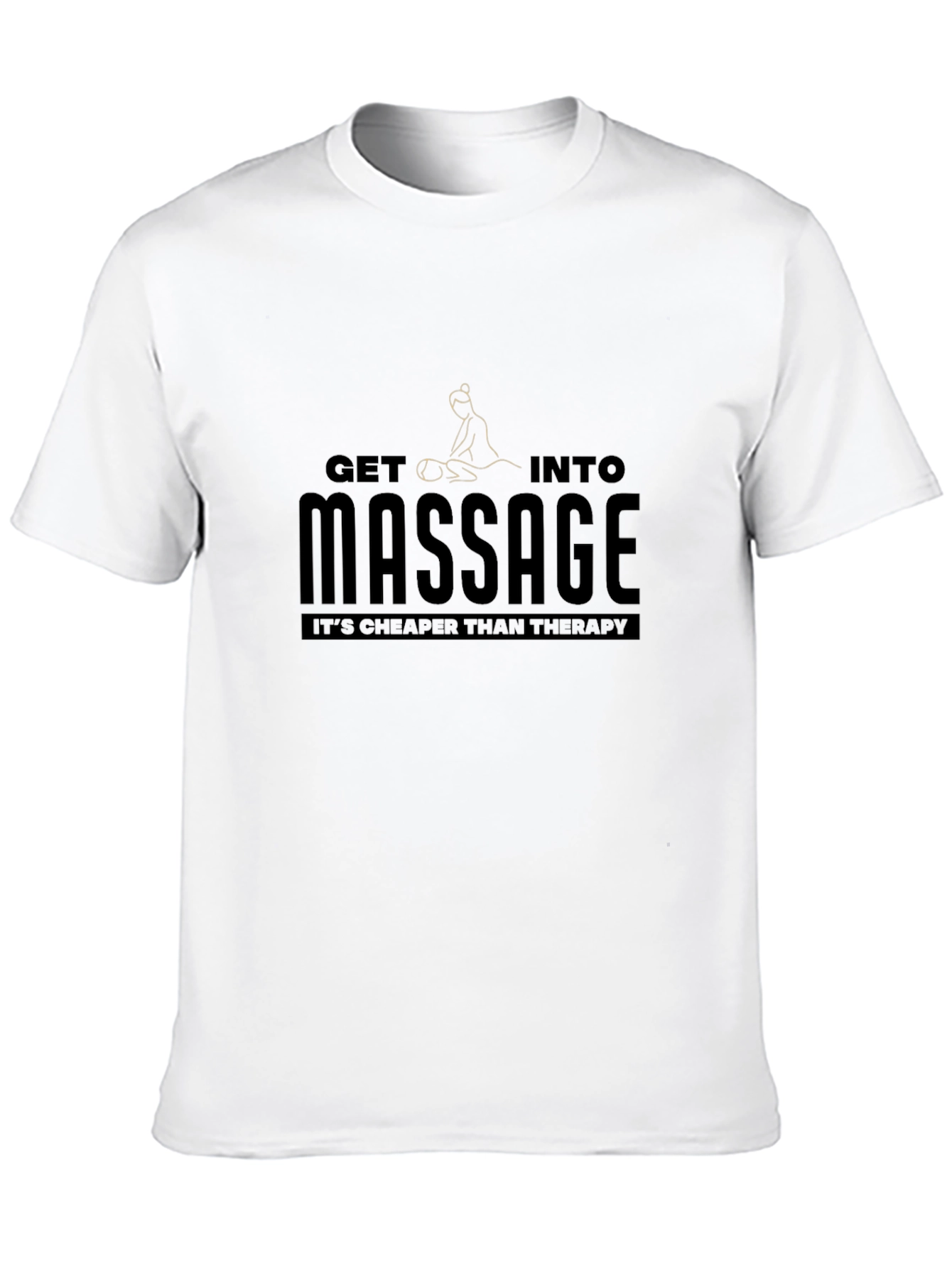 Massage Therapy Graphic T-Shirt - Relaxing Style