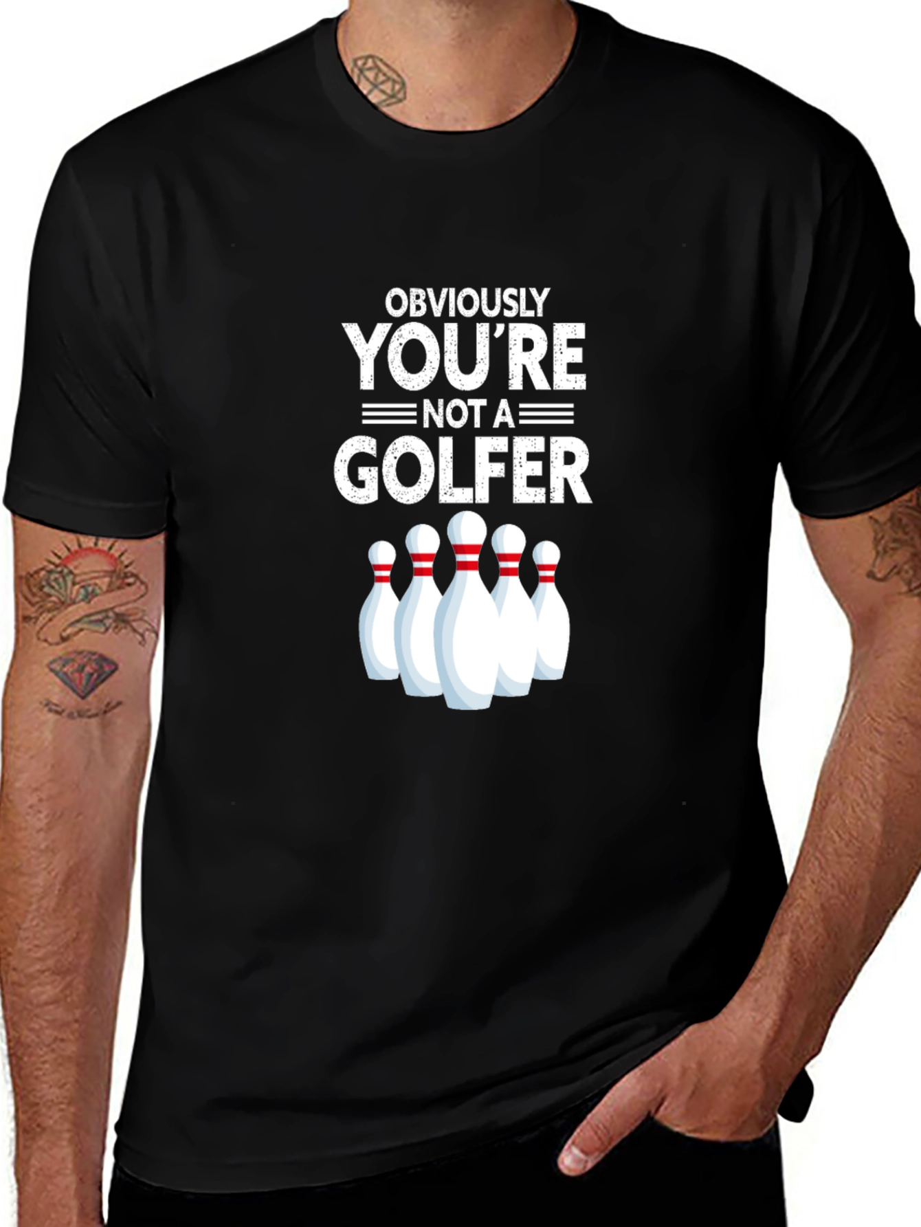 Obviously Youre Not A Golfer Bowling T-Shirt