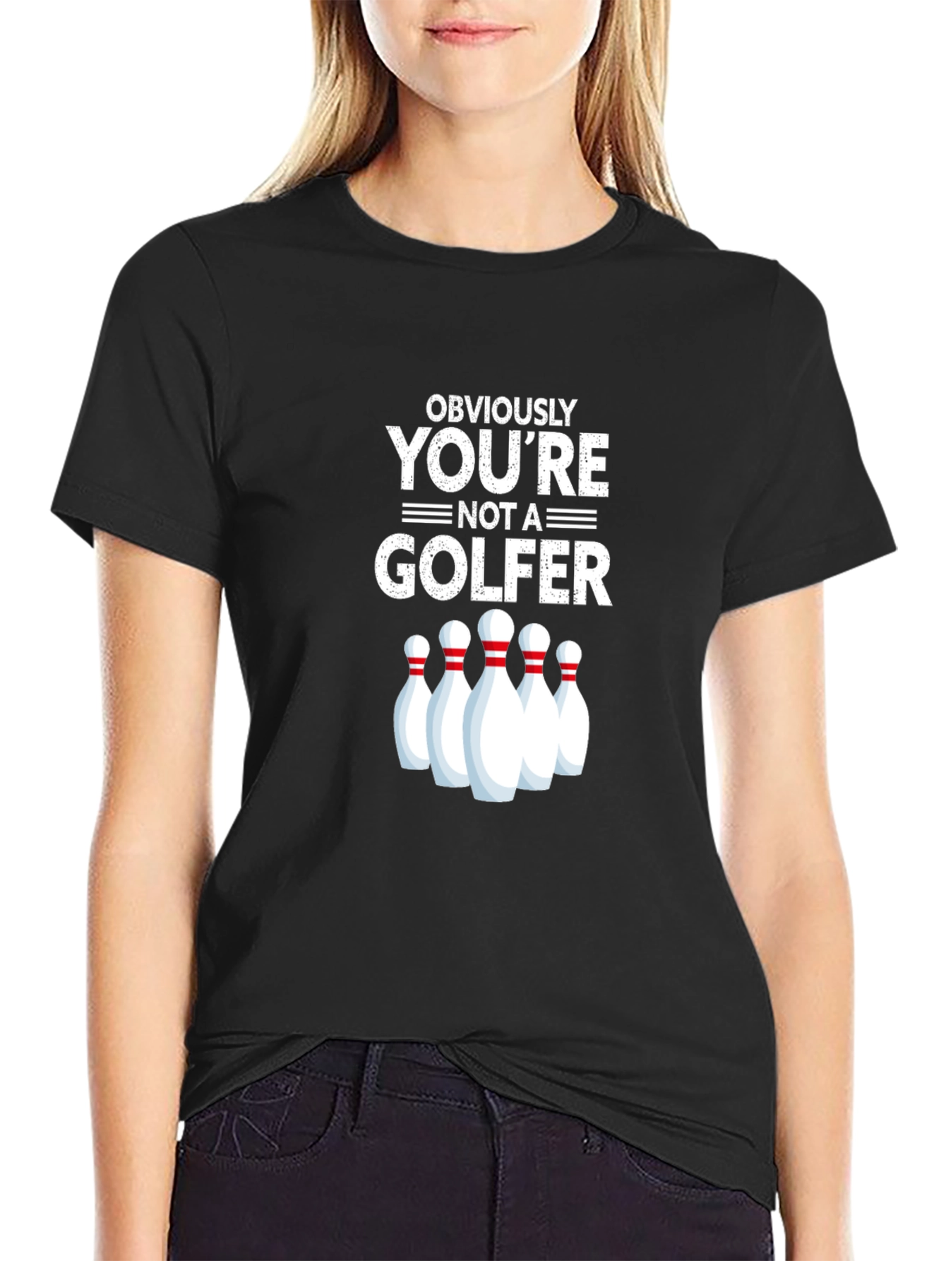 Obviously Youre Not A Golfer Bowling T-Shirt