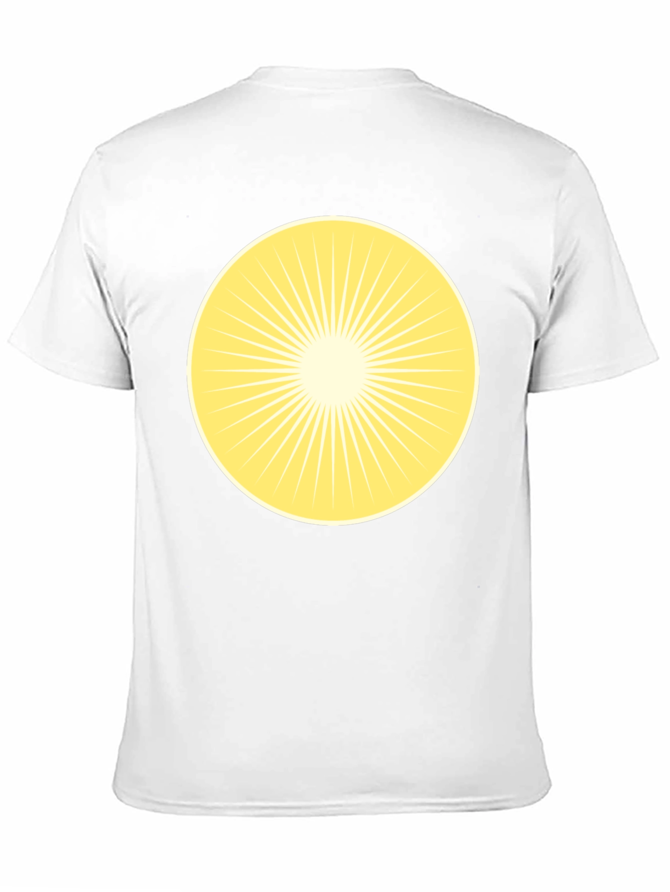 Radiant Sunburst Graphic Tee - Classic Black
