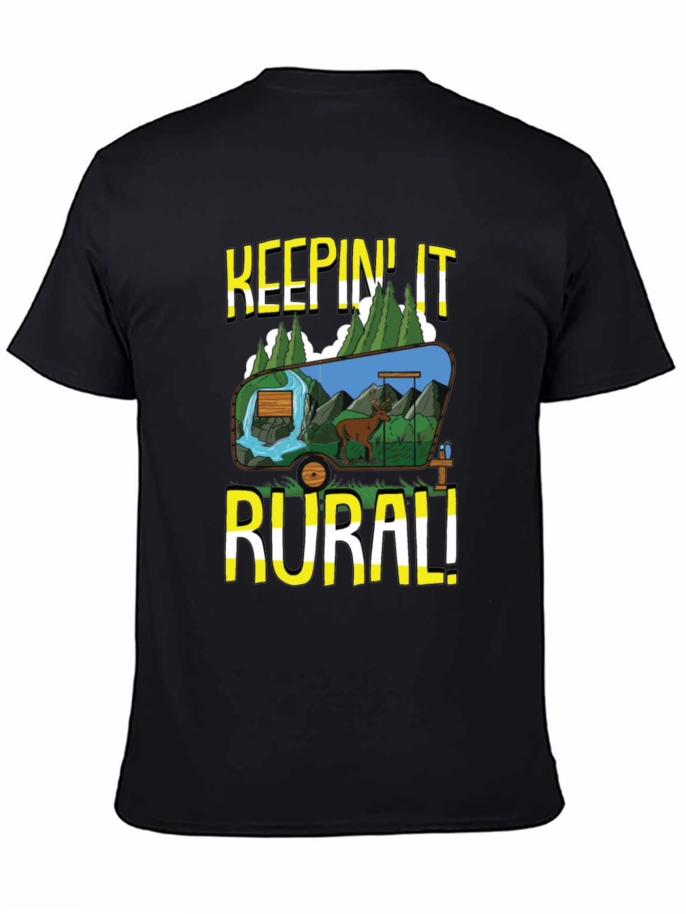 Keepin It Rural Graphic Tee - Nature Lovers T-Shirt