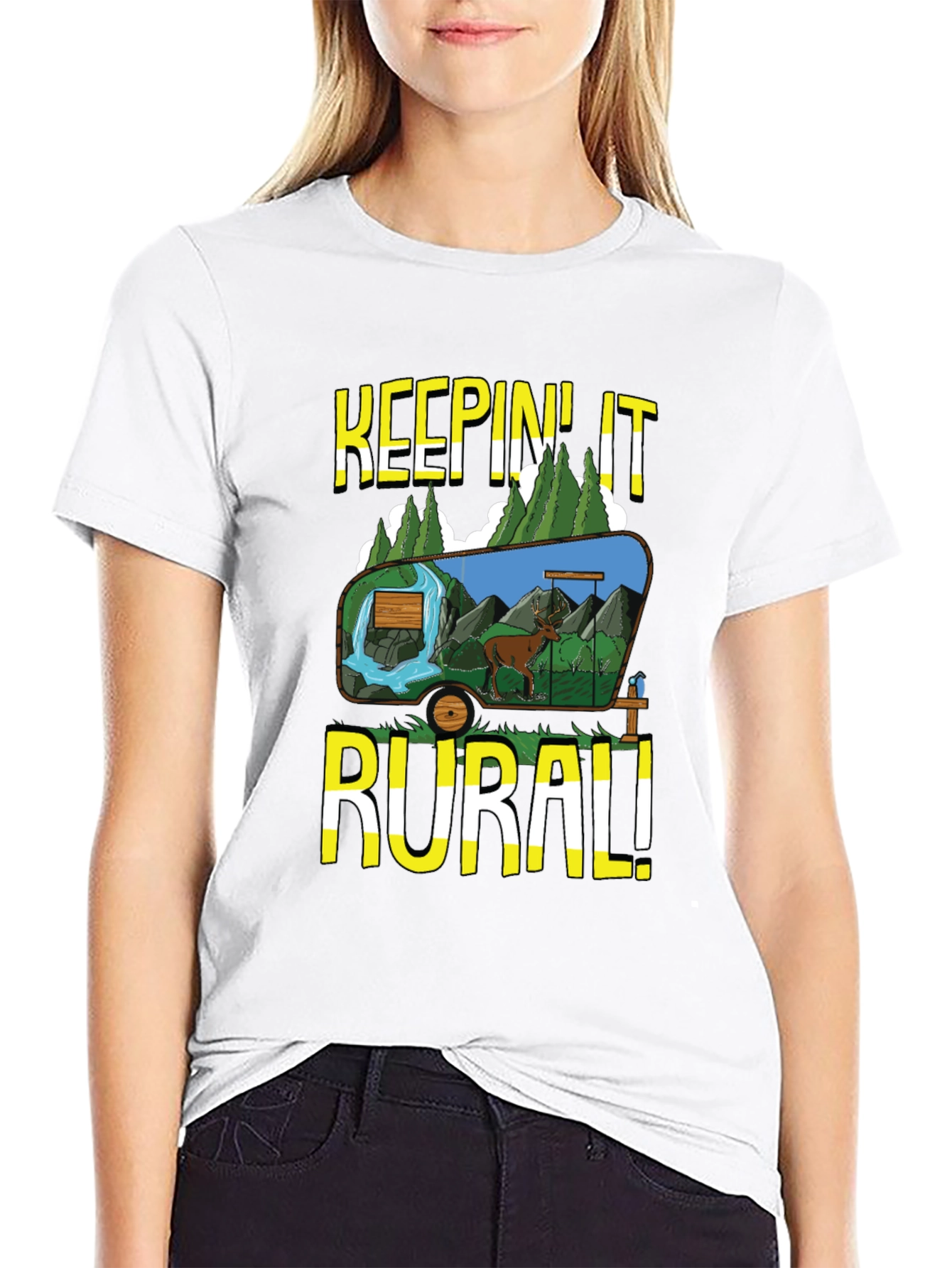 Keepin It Rural Graphic Tee - Nature Lovers T-Shirt