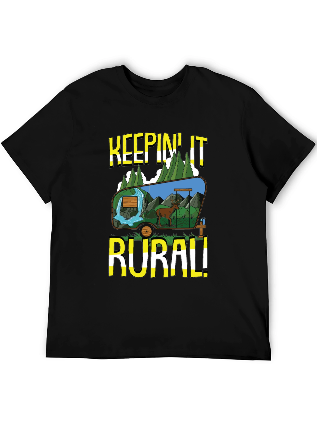 Keepin It Rural Graphic Tee - Nature Lovers T-Shirt