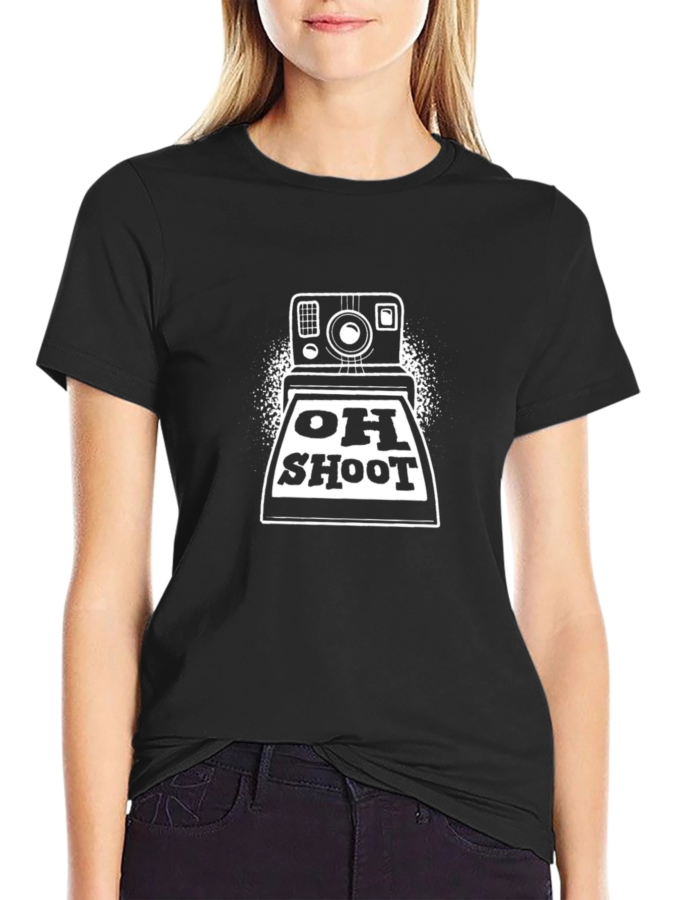 Oh Shoot Retro Camera Graphic Tee