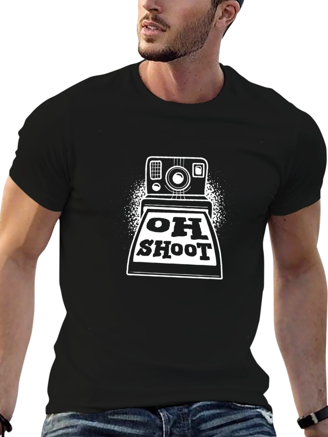 Oh Shoot Retro Camera Graphic Tee