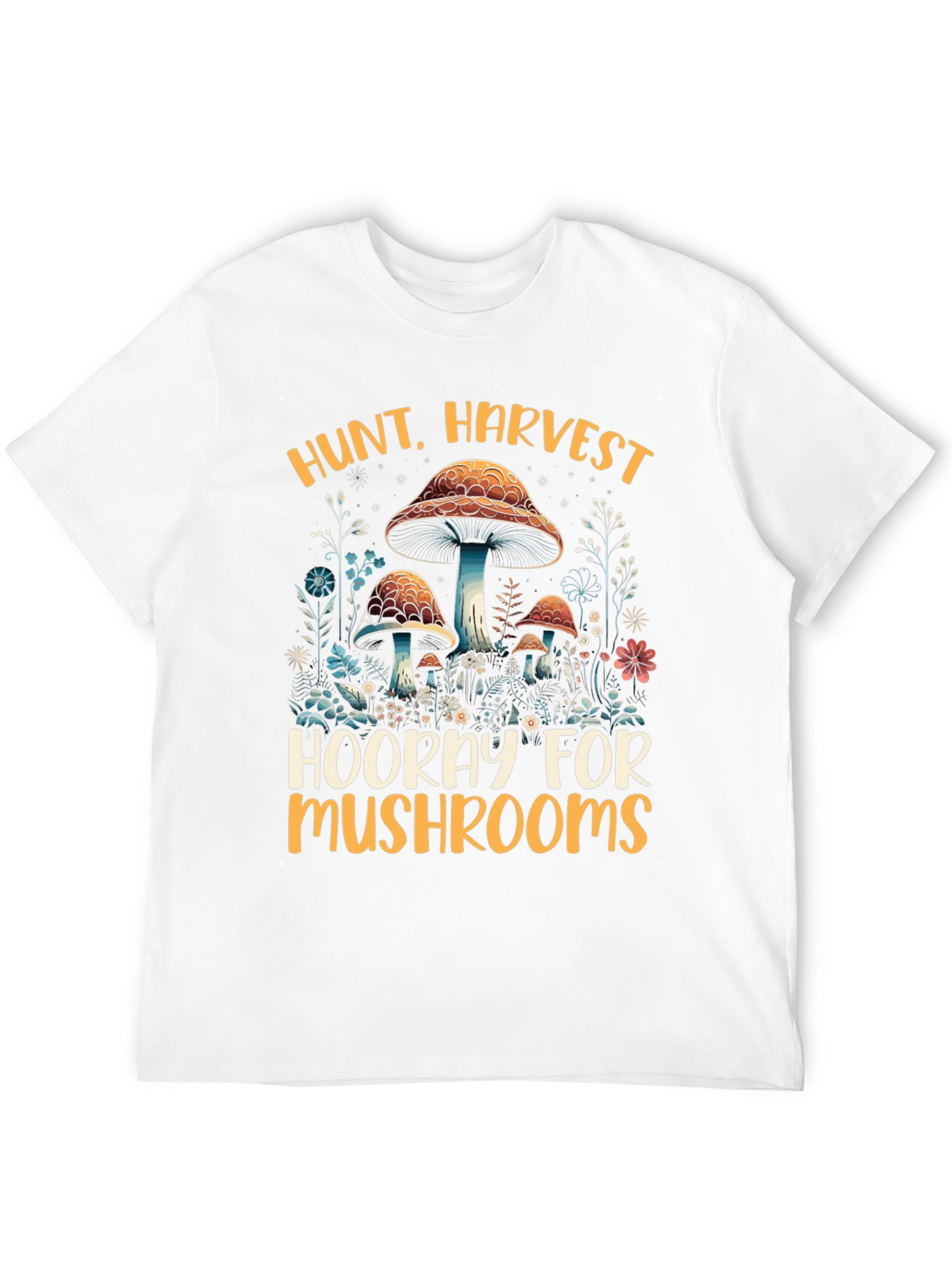 Hunt Harvest Mushrooms T-Shirt