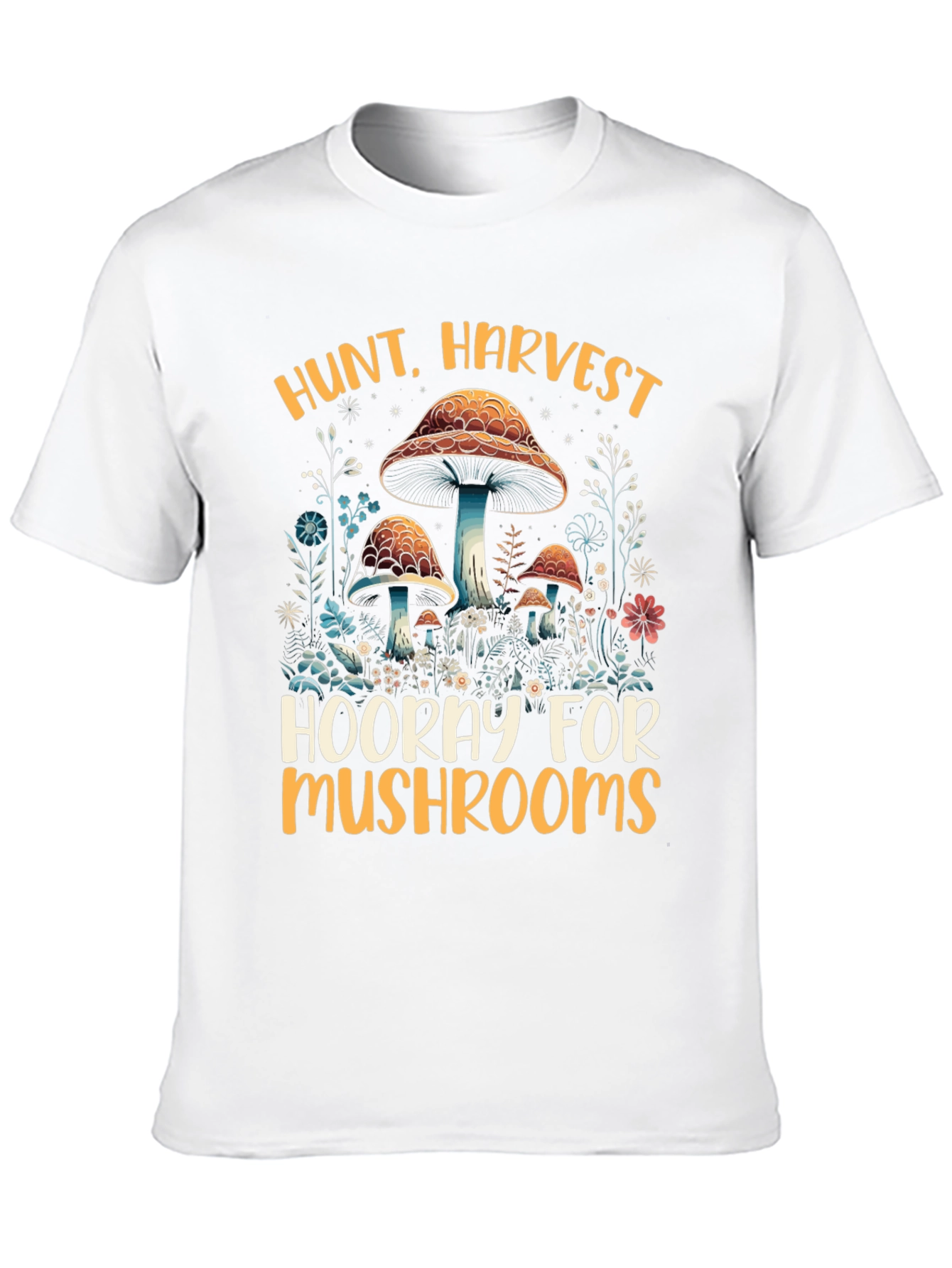 Hunt Harvest Mushrooms T-Shirt
