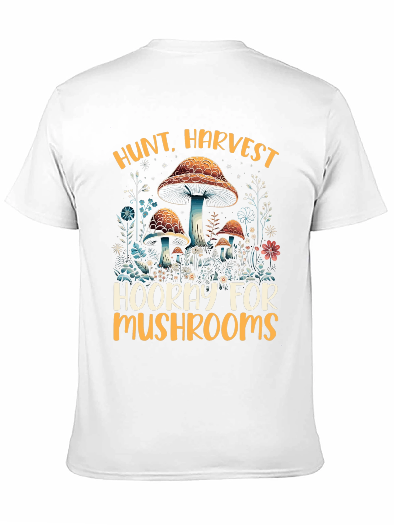 Hunt Harvest Mushrooms T-Shirt