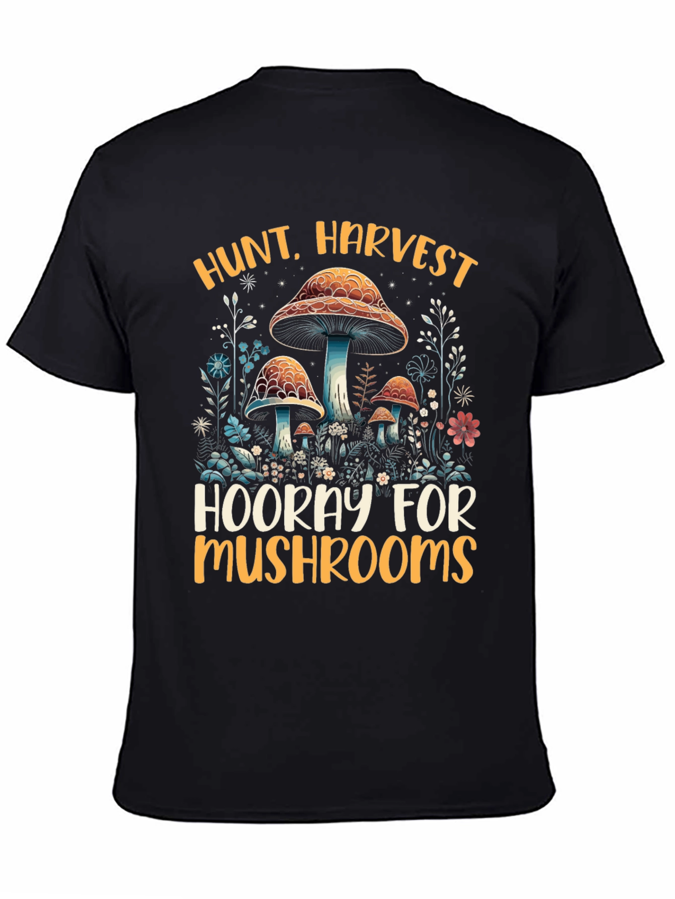 Hunt Harvest Mushrooms T-Shirt