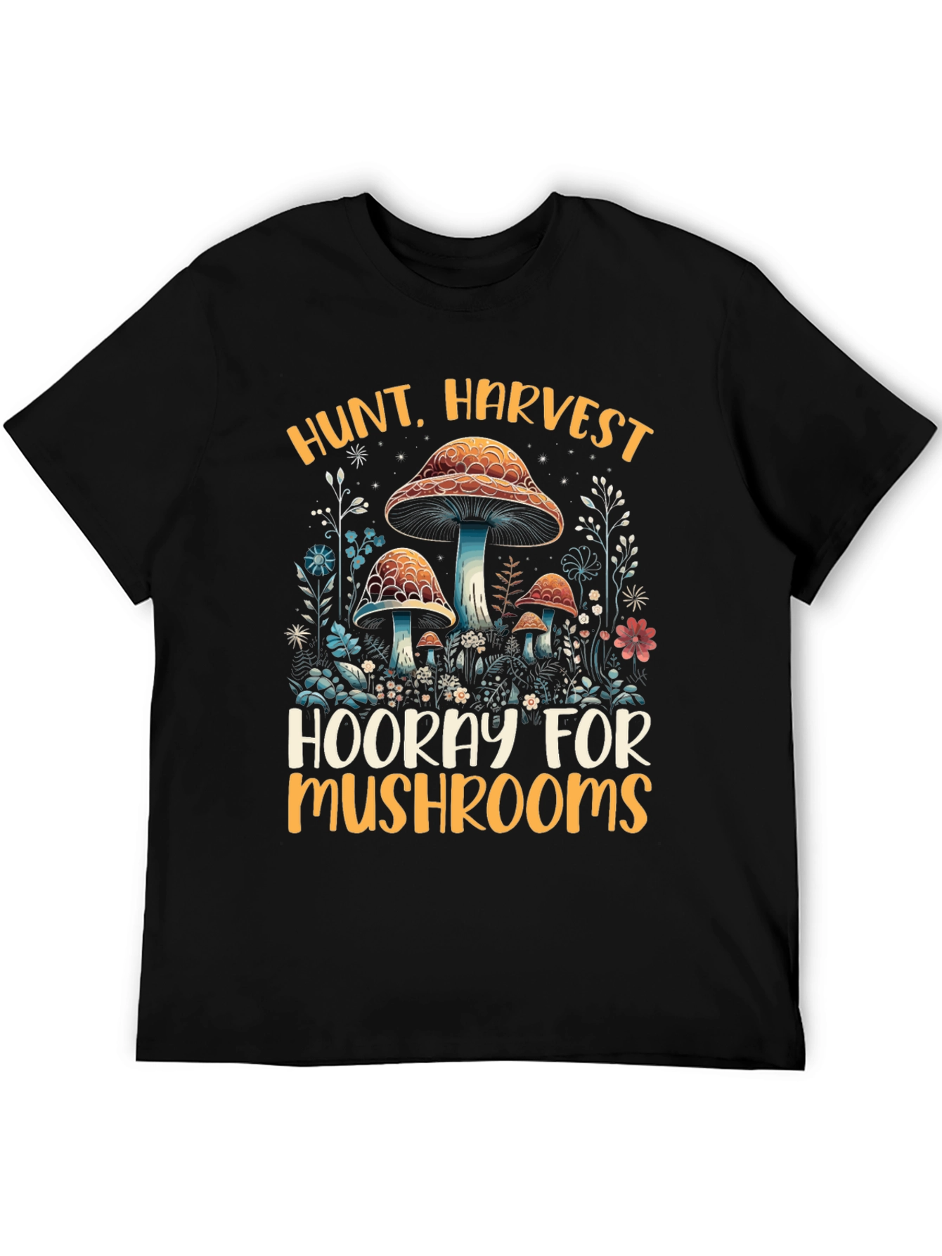 Hunt Harvest Mushrooms T-Shirt