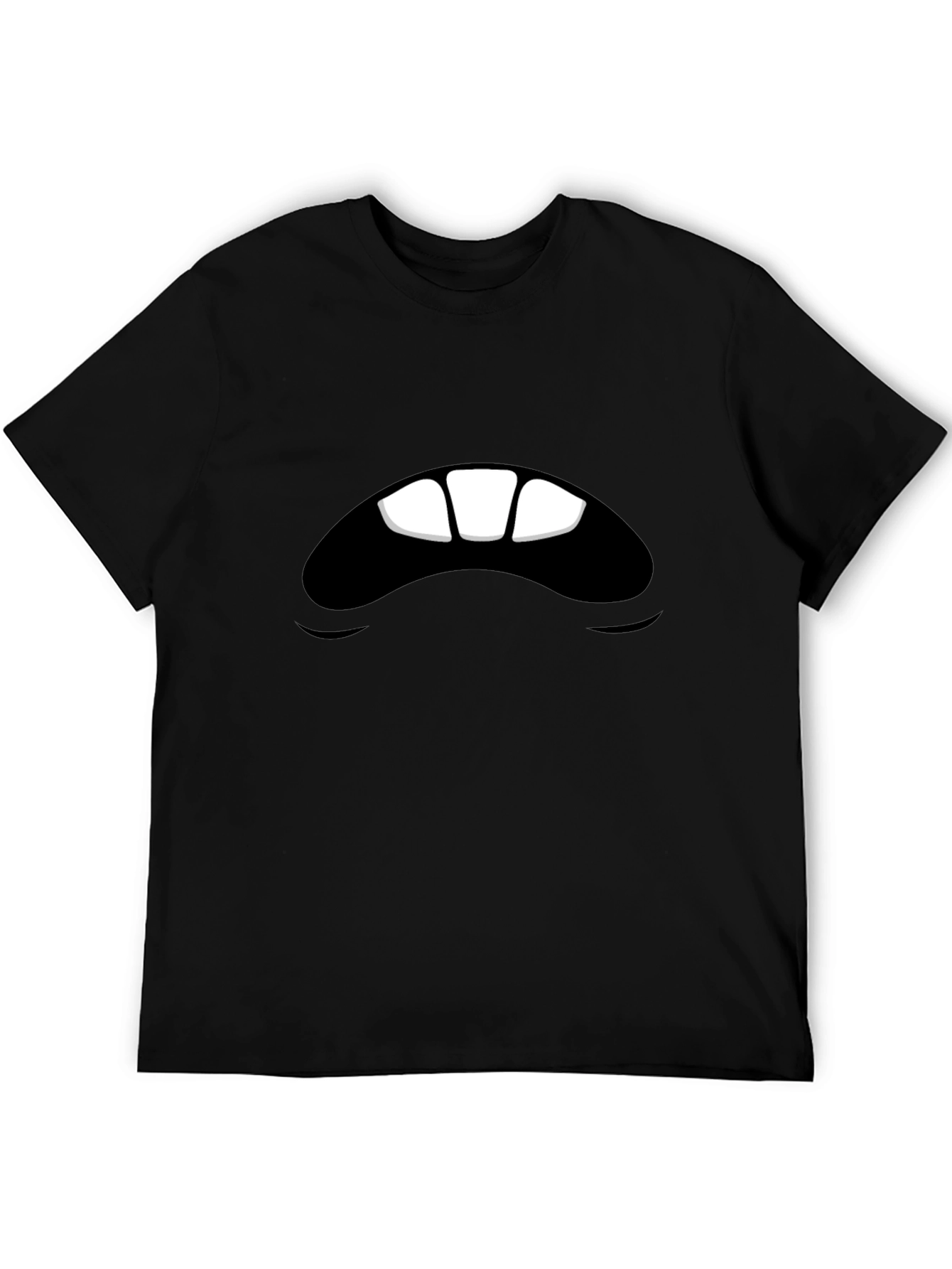 Monster Mouth Black Graphic Tee