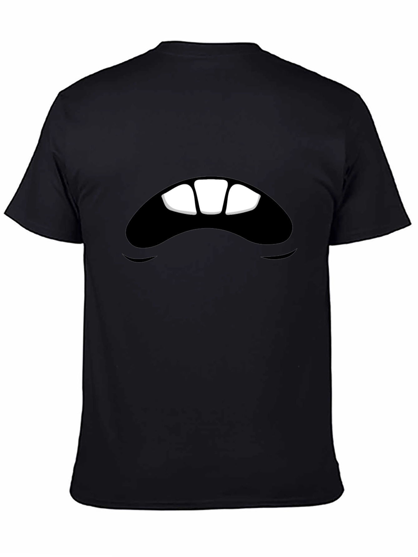 Monster Mouth Black Graphic Tee