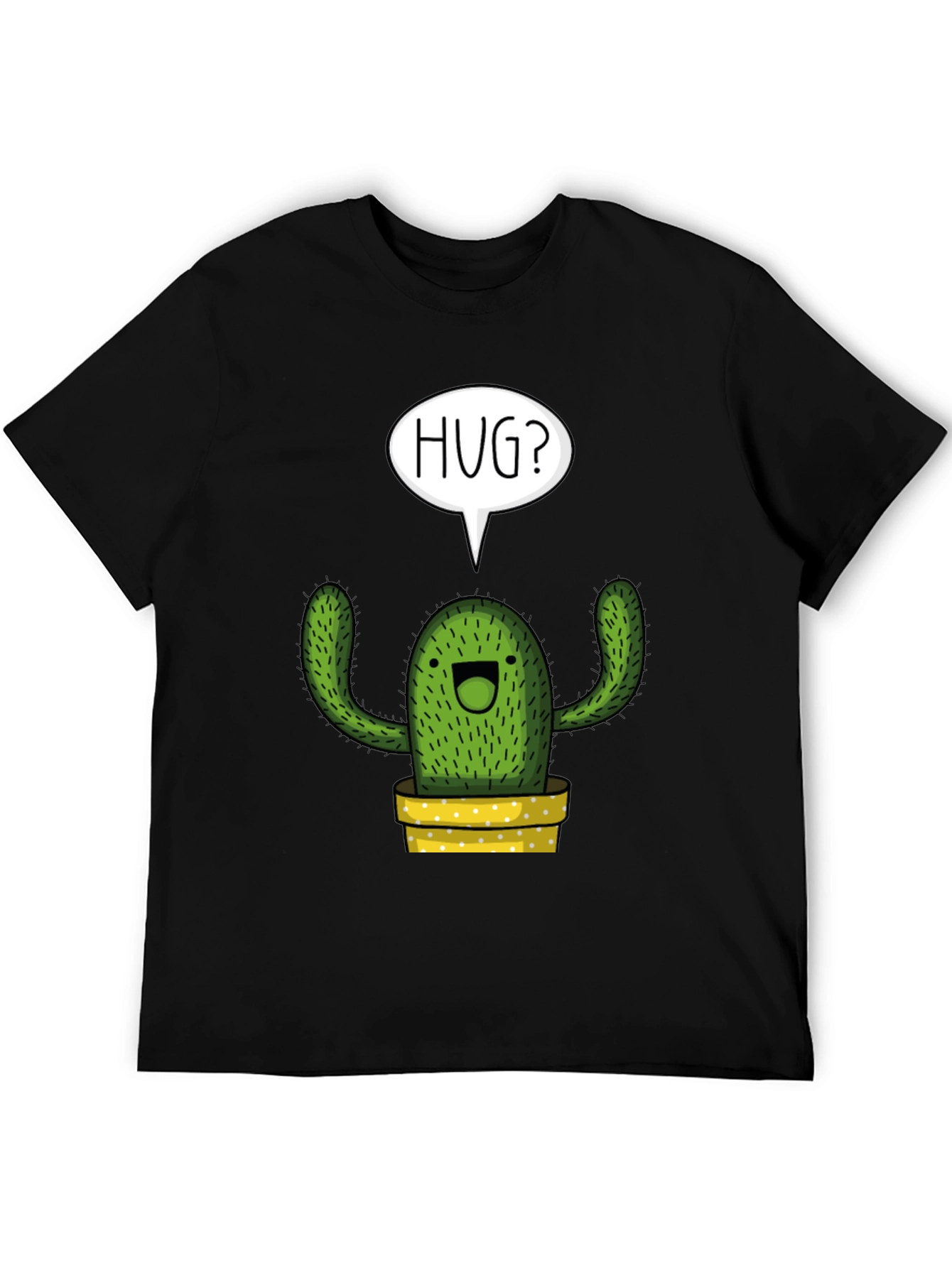 Hug Me Cactus Graphic Tee - Soft Cotton Blend