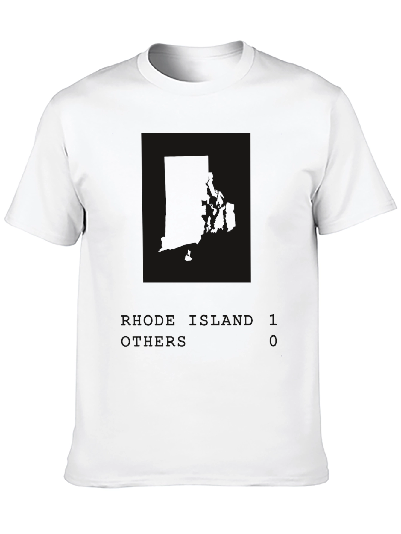 Black Graphic T-Shirt - River Land 10 Print