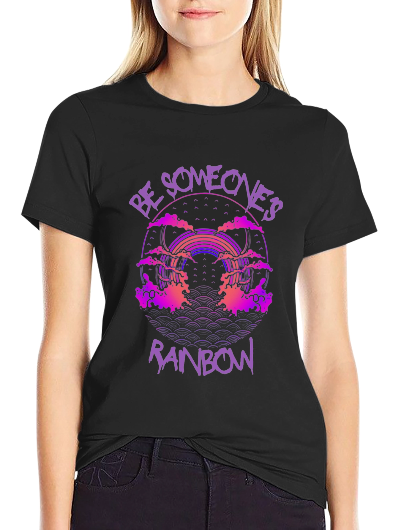 Be Someones Rainbow Graphic T-Shirt