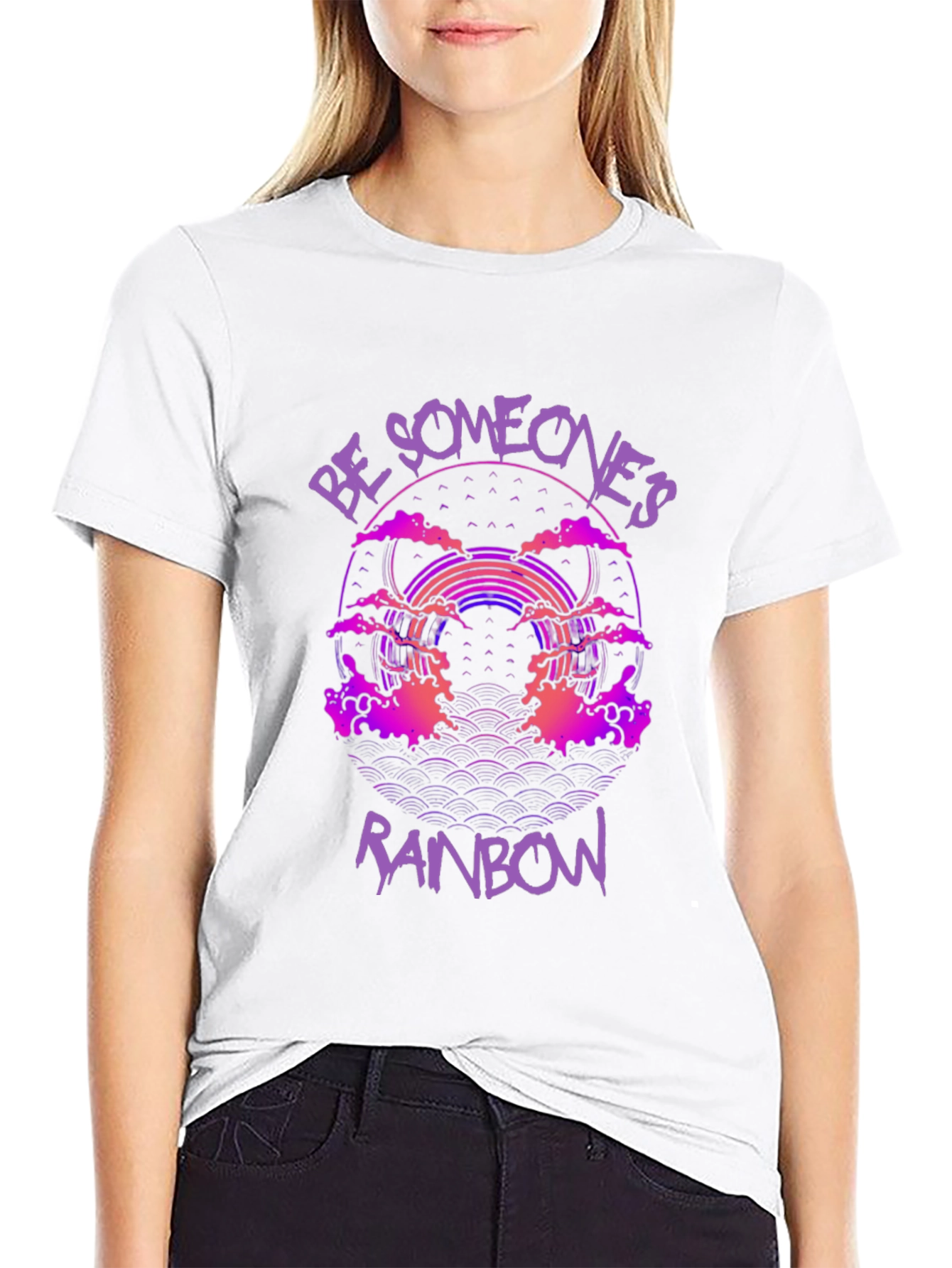 Be Someones Rainbow Graphic T-Shirt