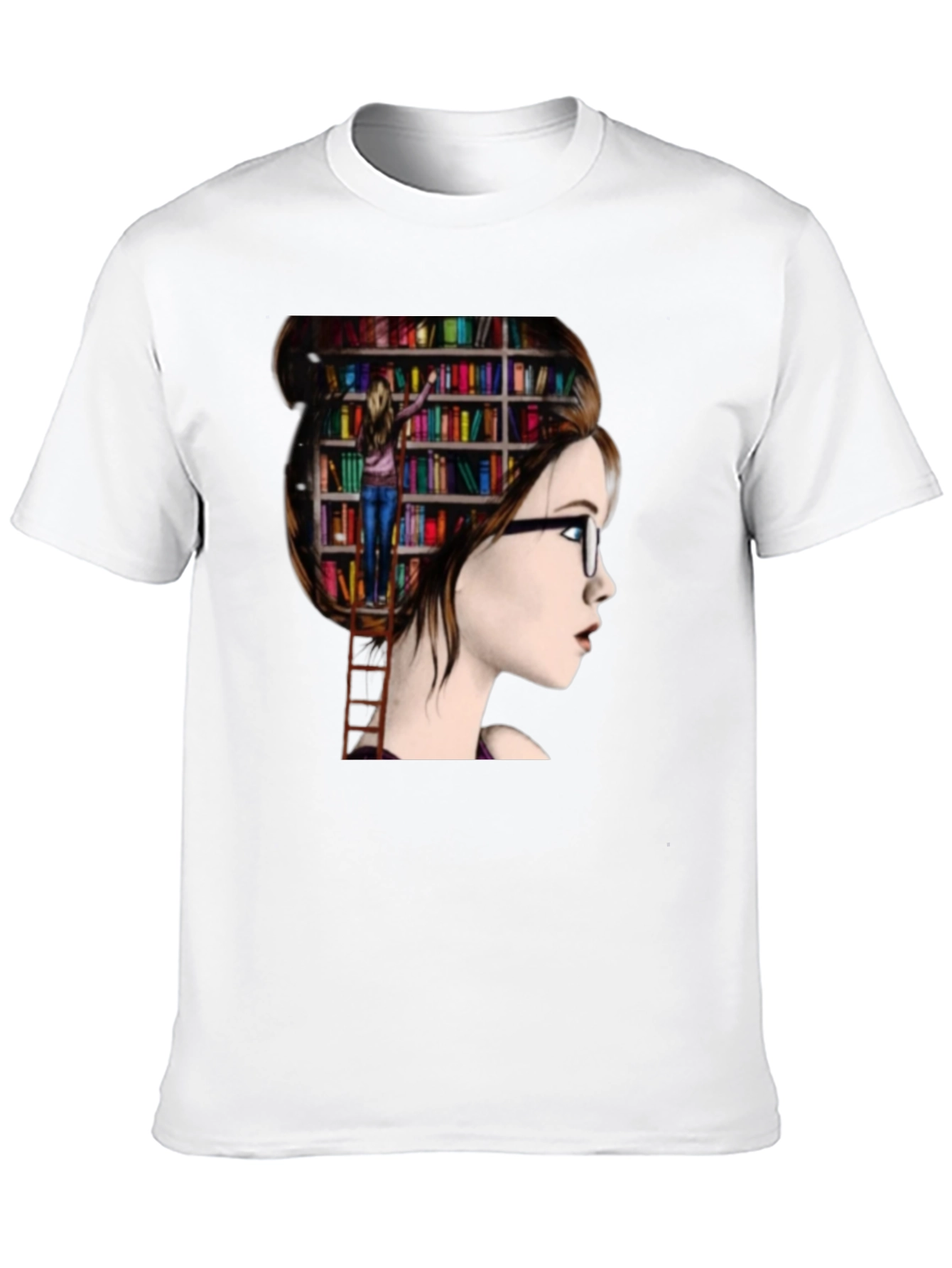 Book Lover T-Shirt - Reading on My Mind